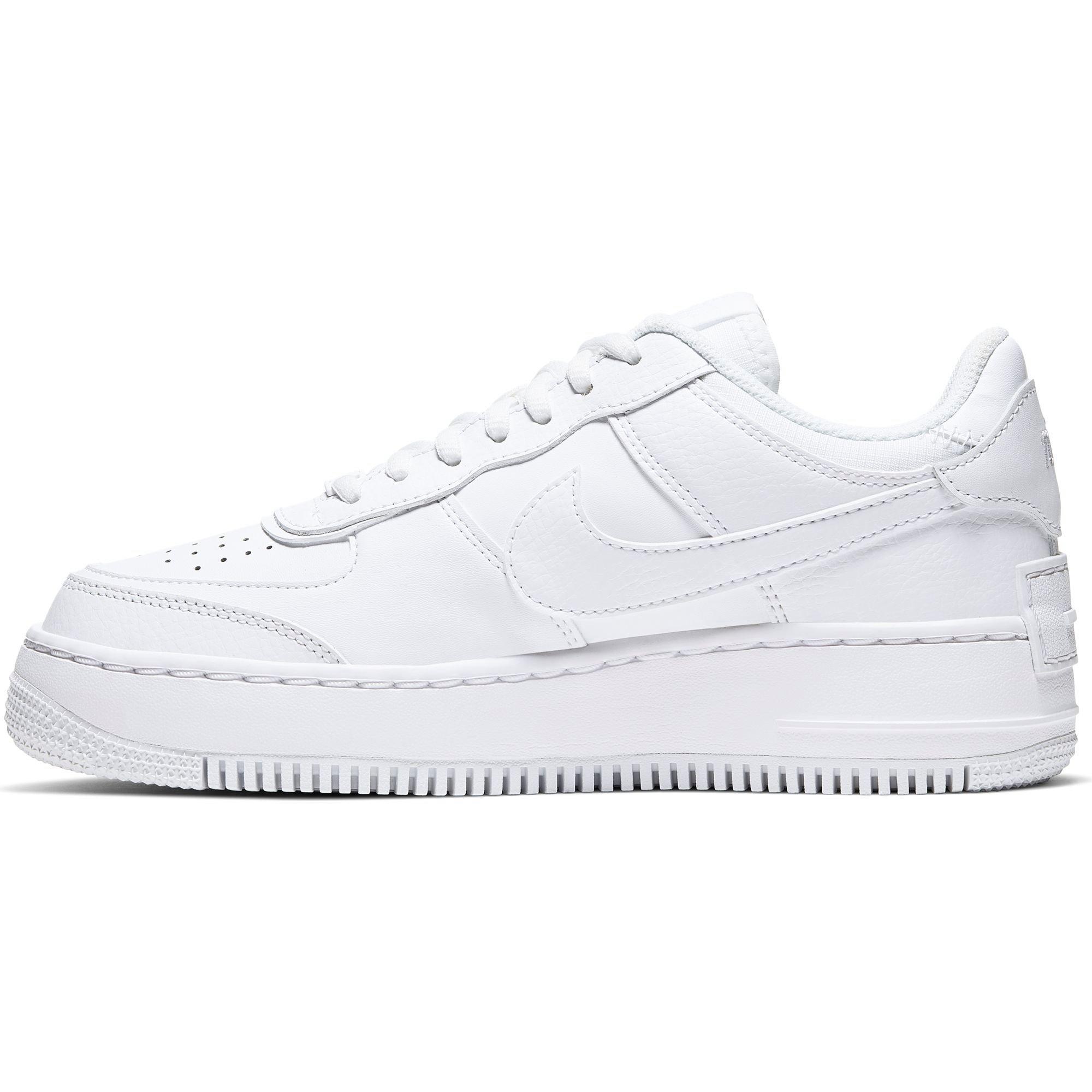 Nike Air Force 1 Shadow "White" Women's Shoe - WHITE Thumbnail View 5