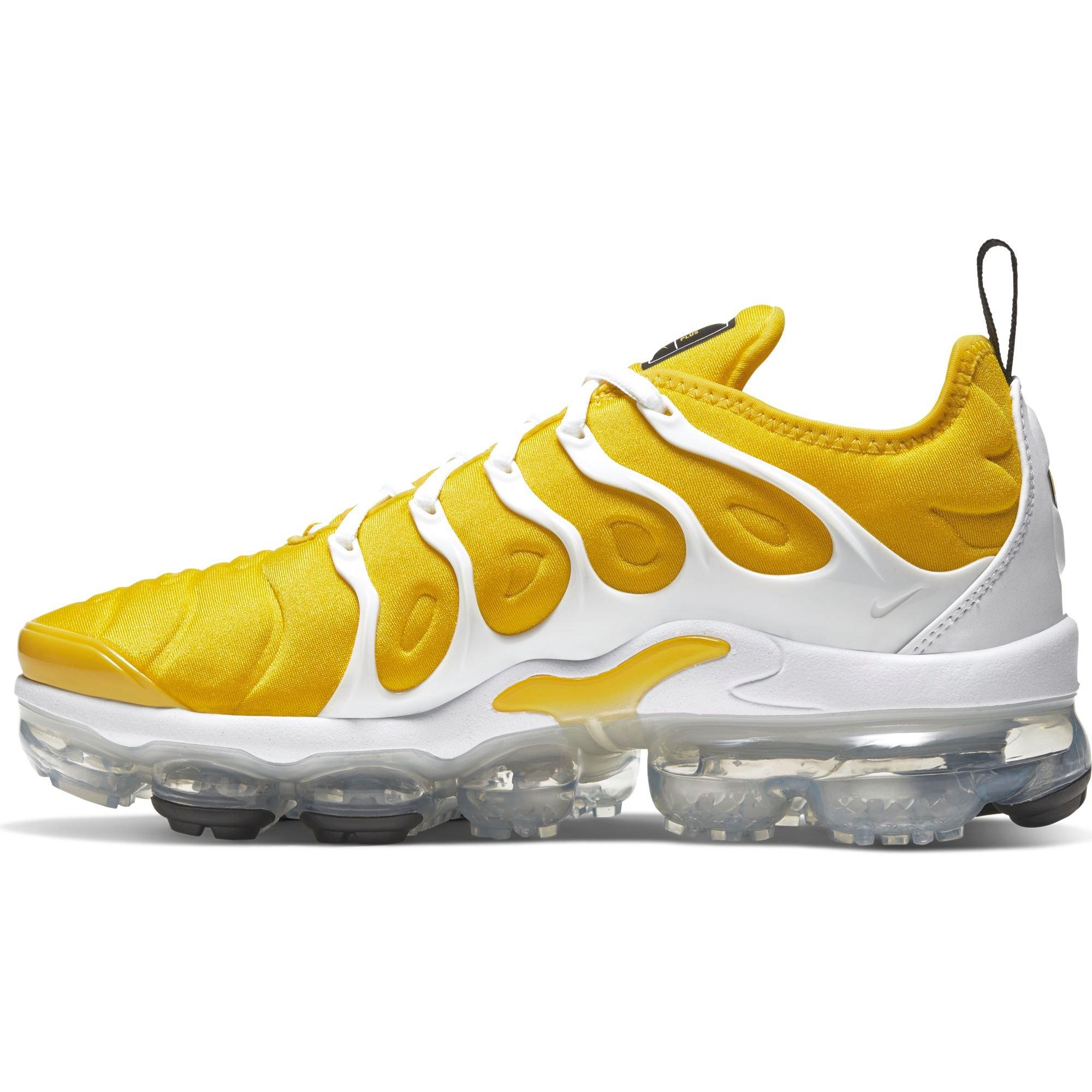 yellow and white nikes