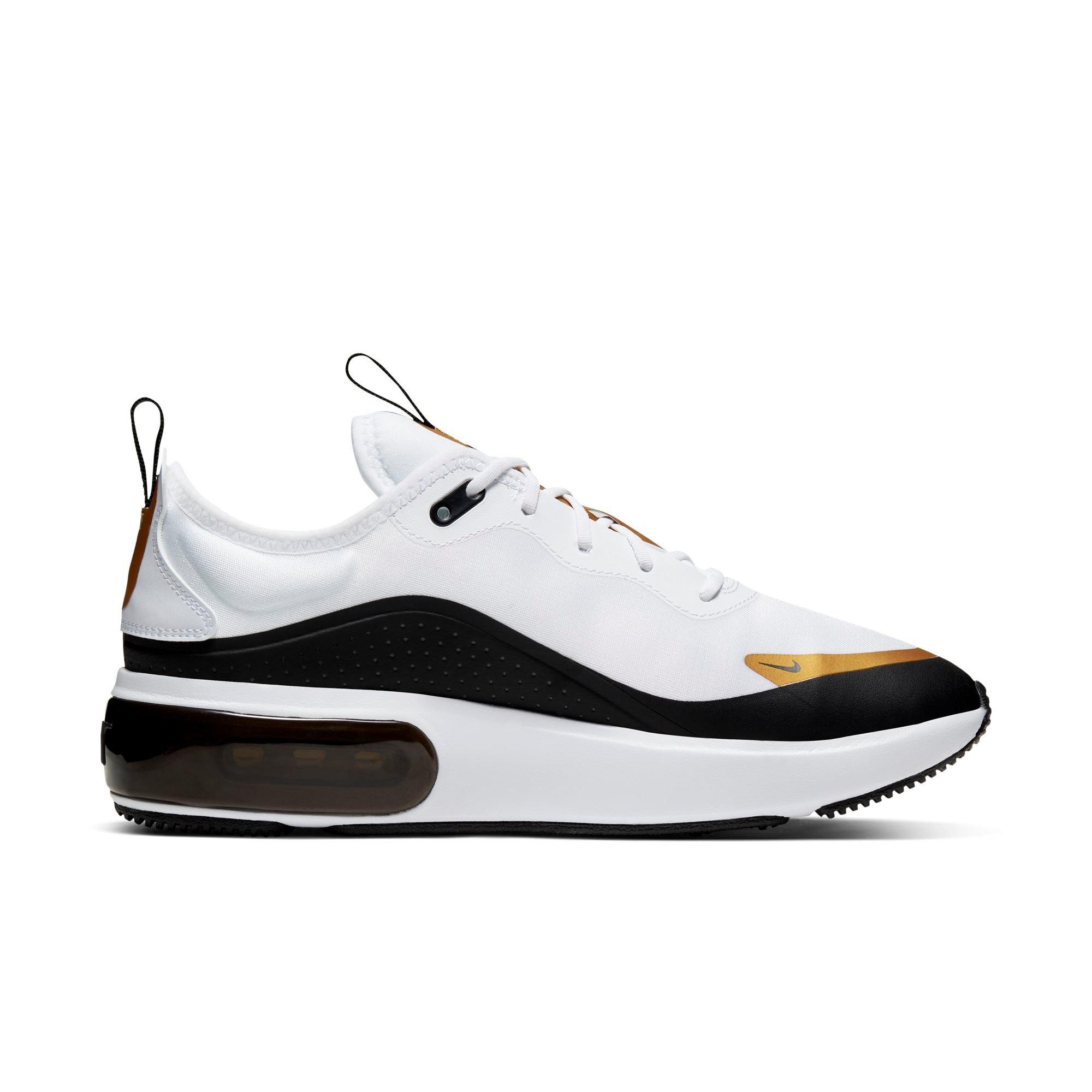 nike air max womens white and gold