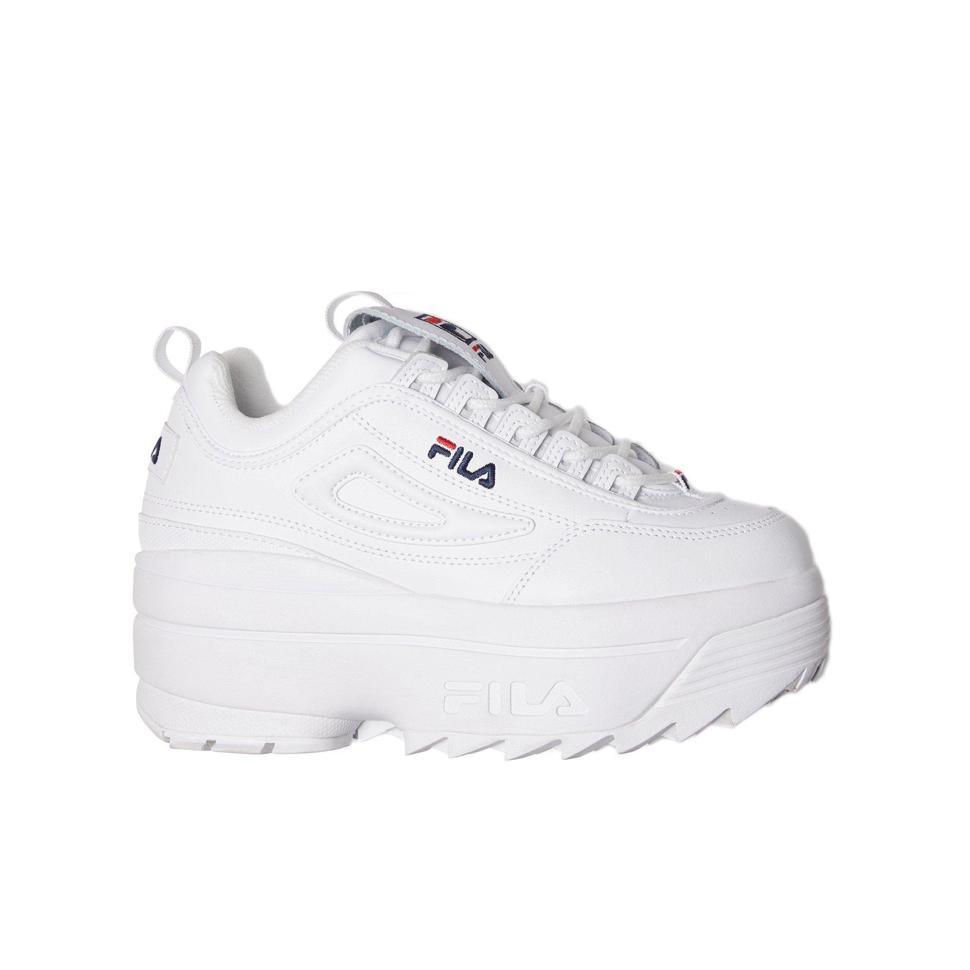 womens fila disruptor wedge athletic shoe