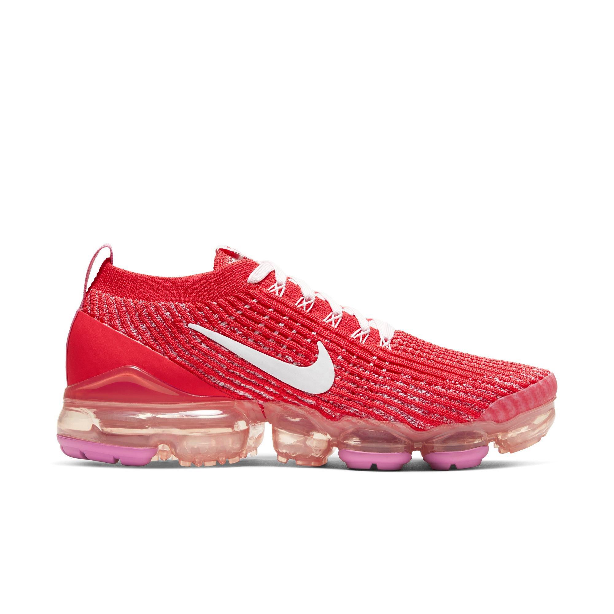 vapormax flyknit red and white