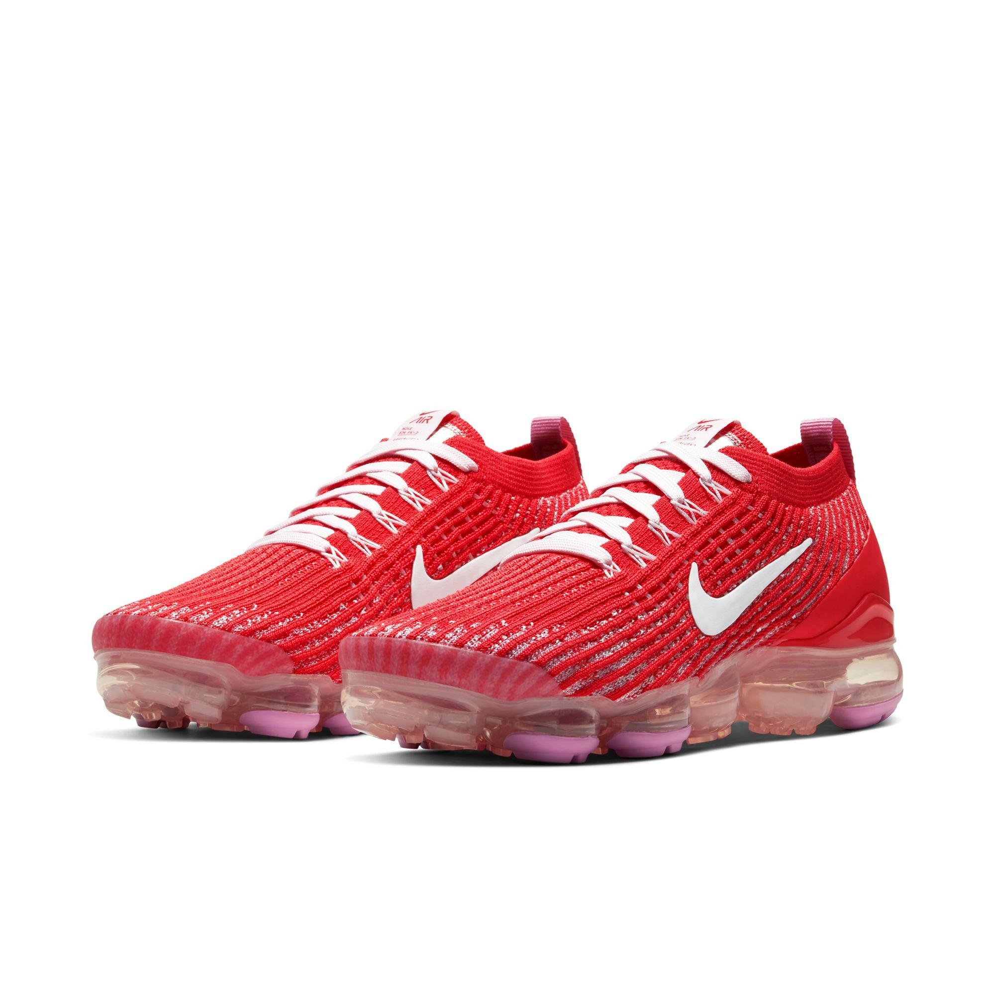 red and pink nike vapormax