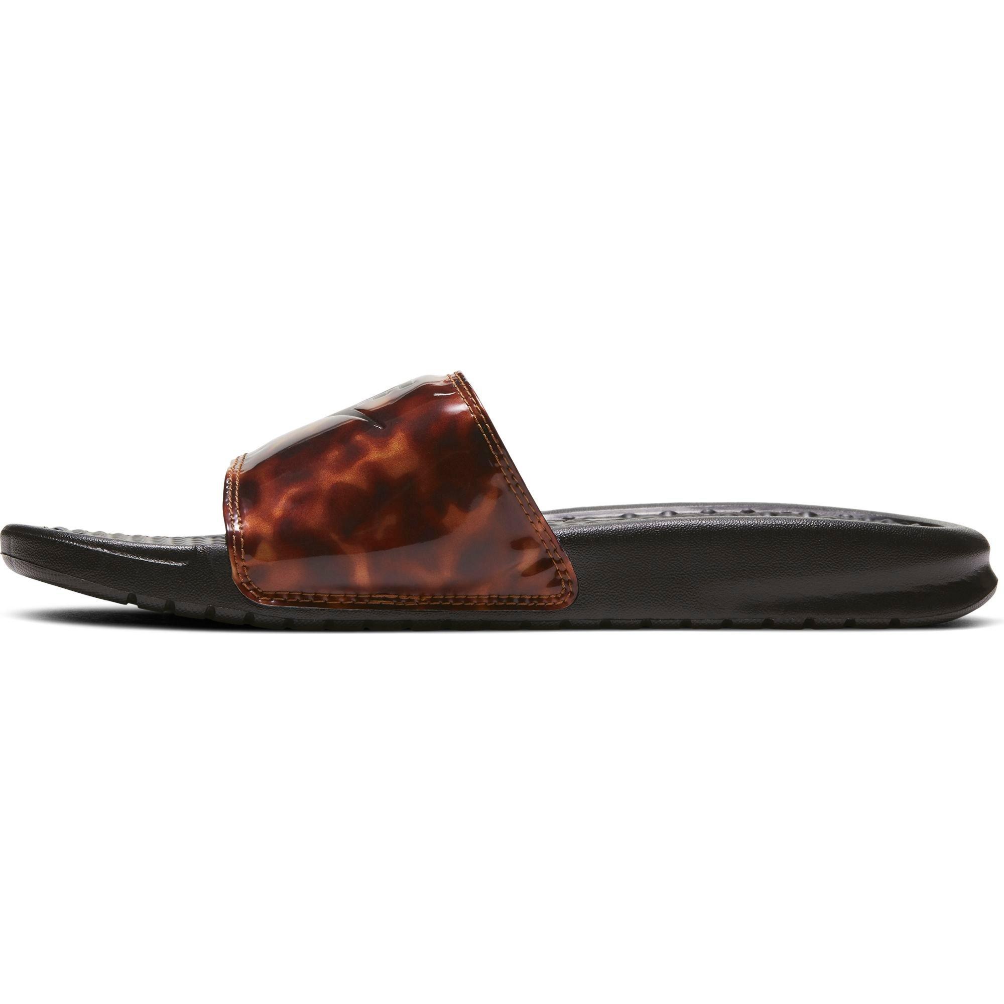 nike benassi tortoise shell