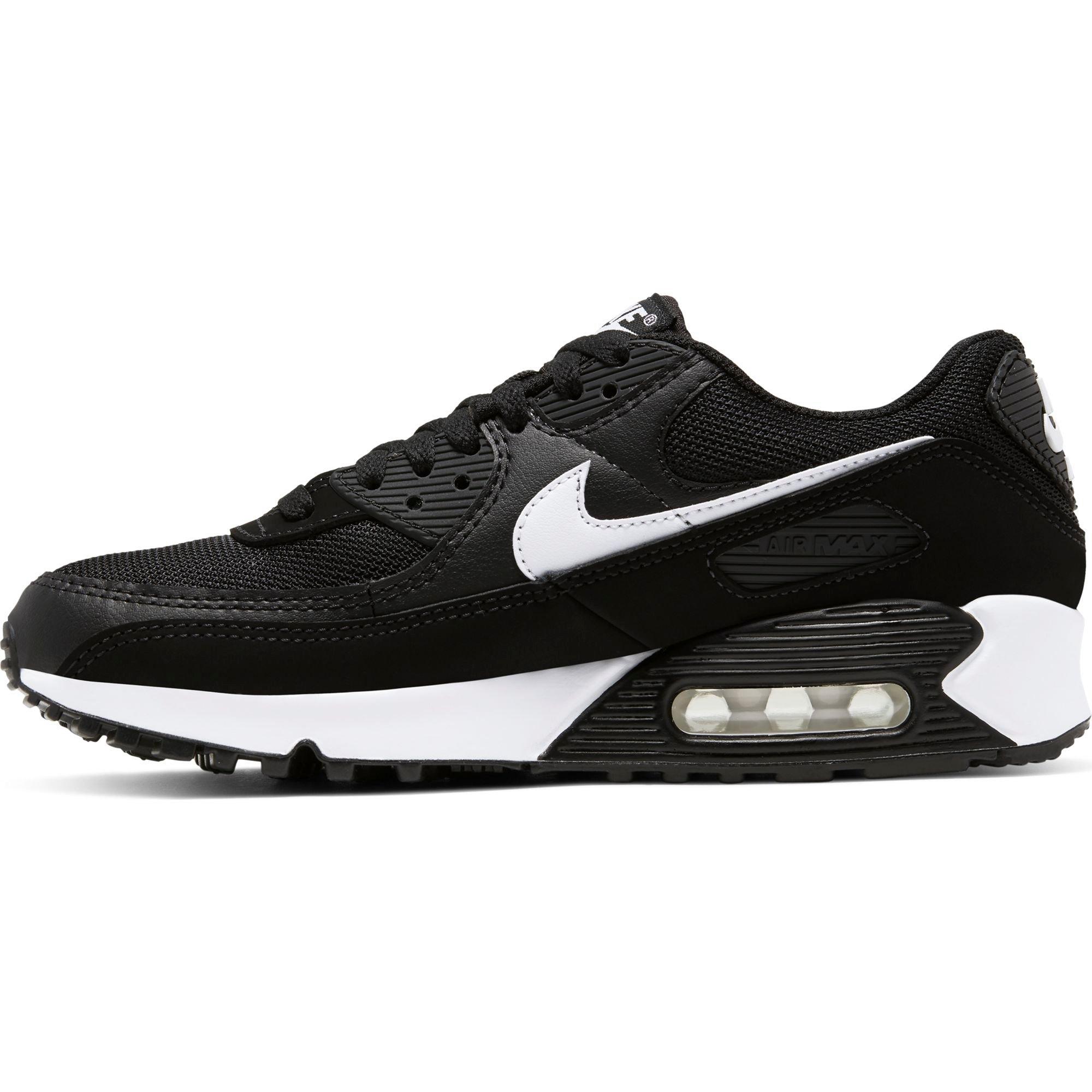 Air max 90 black/white women's shoe sale