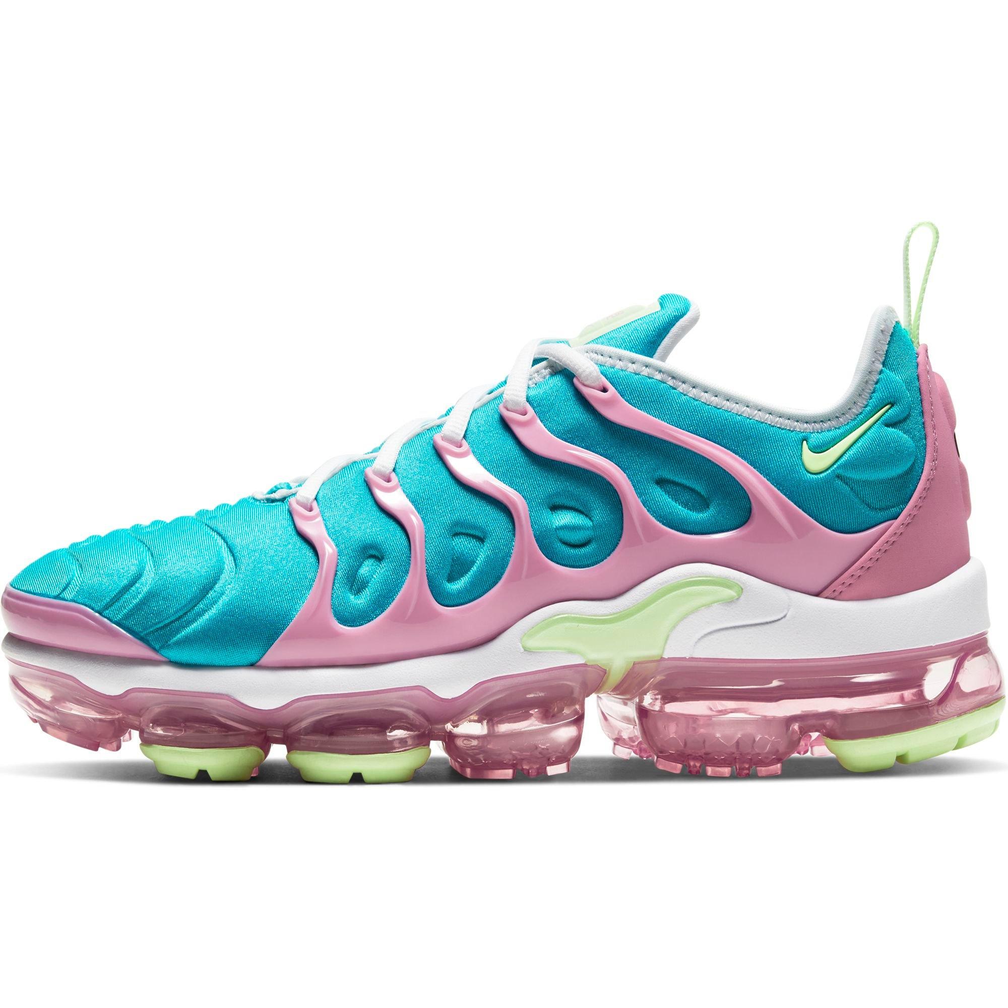 turquoise and pink vapormax