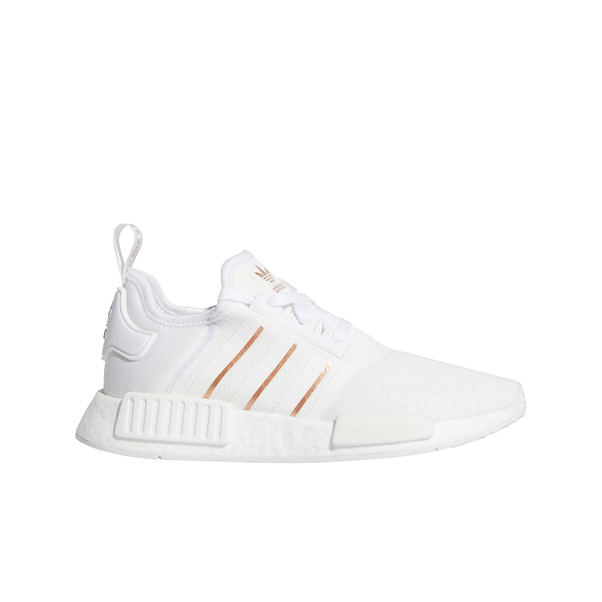 Paradise clumsy Directly adidas NMD_R1 "White/Rose Gold" Women's Shoe - Hibbett | City Gear