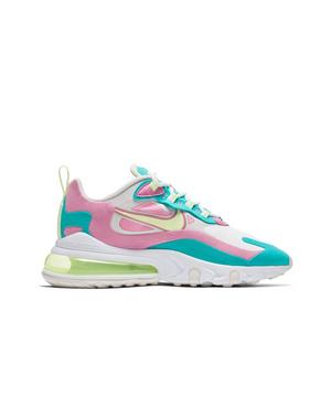Nike Air Max 270 React White Volt Pink Teal Women S Shoe Hibbett City Gear