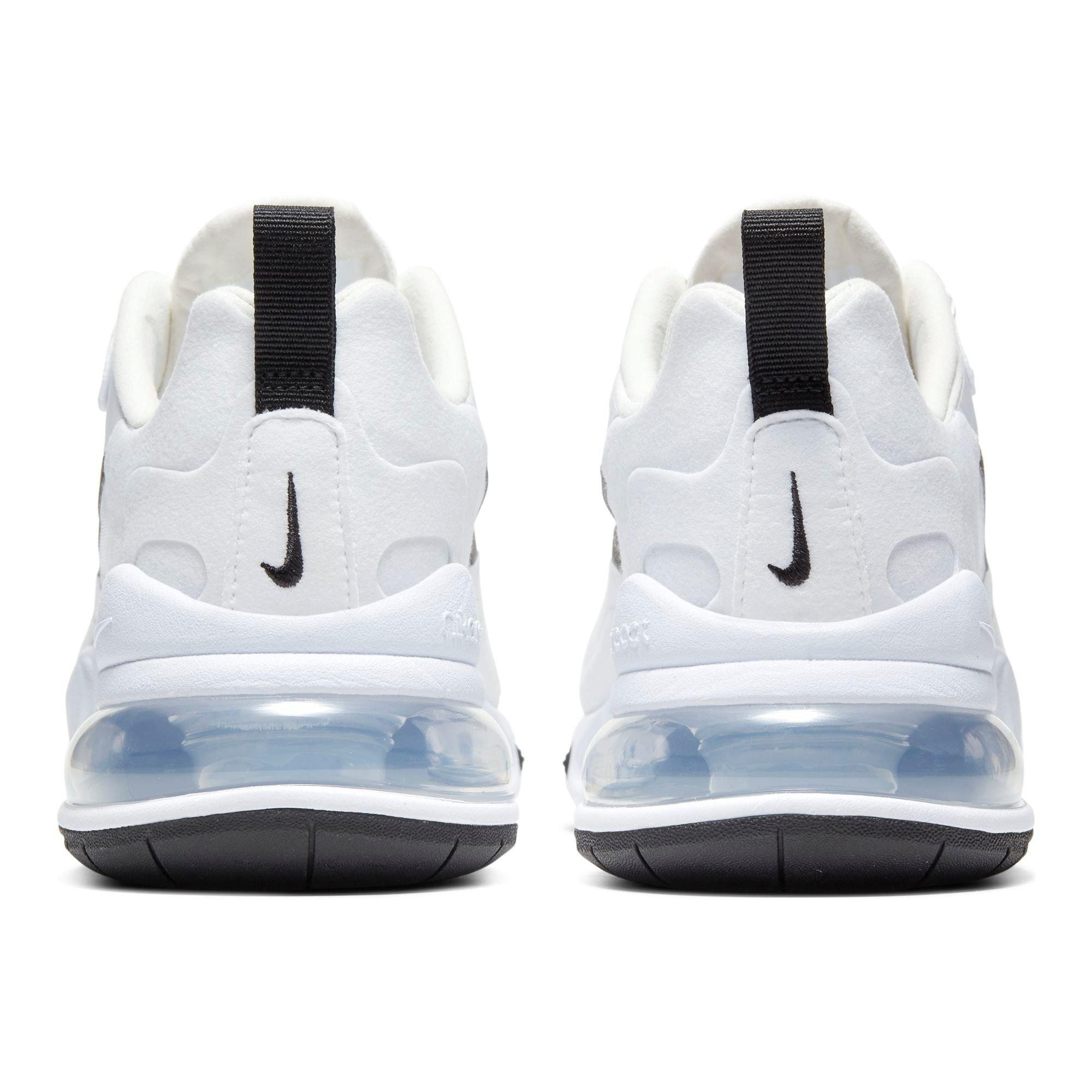 Nike Air Max 270 React White Black Metallic Silver Women S Shoe Hibbett City Gear