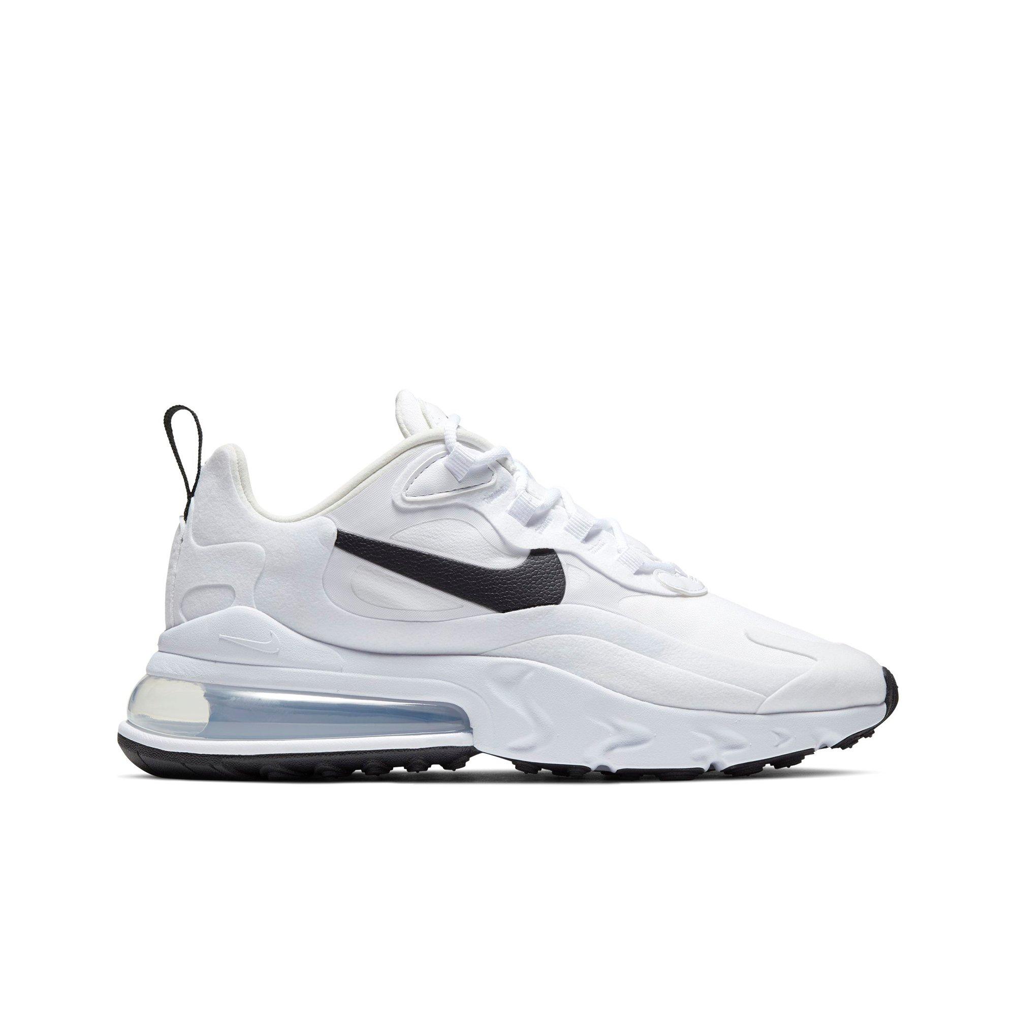 Nike Air Max 270 React White Black Metallic Silver Women S Shoe Hibbett City Gear