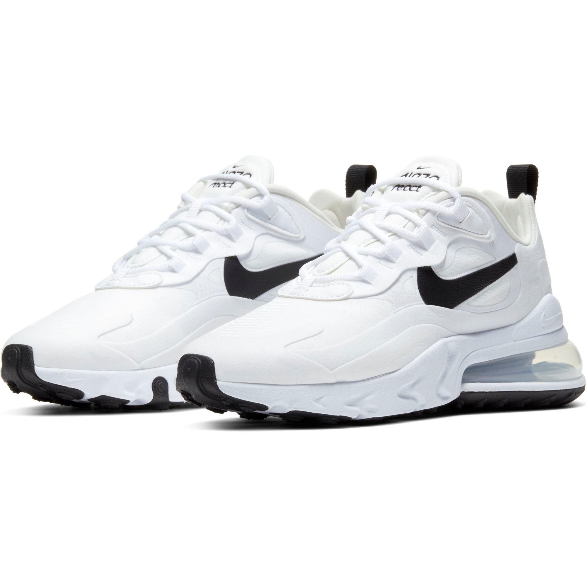 nike air max 270 react white silver
