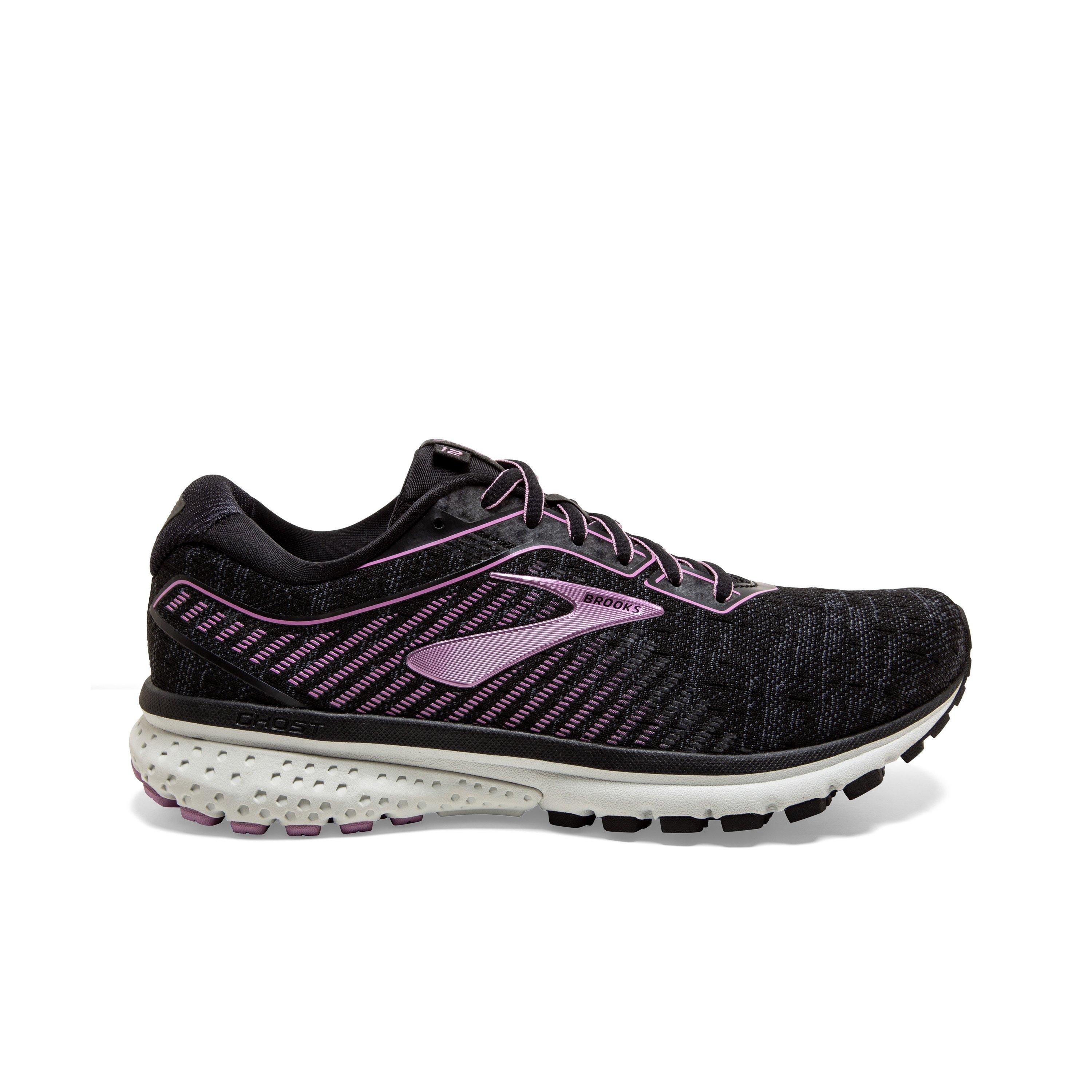 womens brooks ghost 12 black and gold