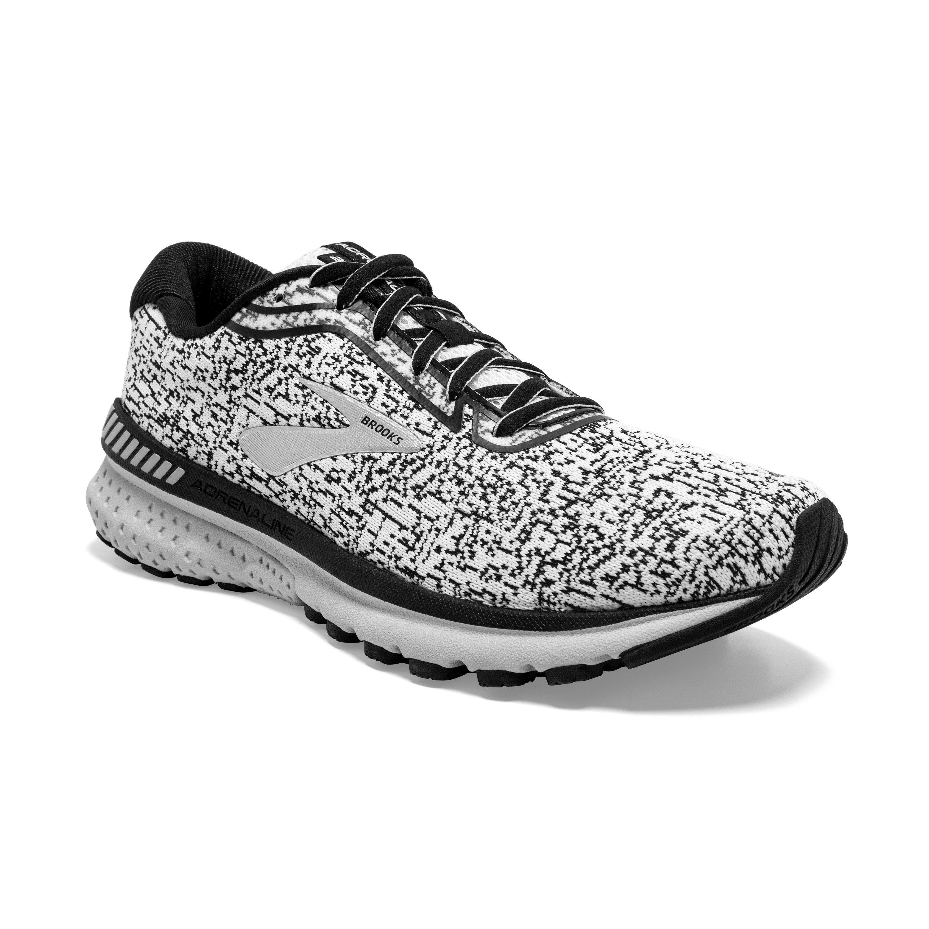 brooks adrenaline black and white