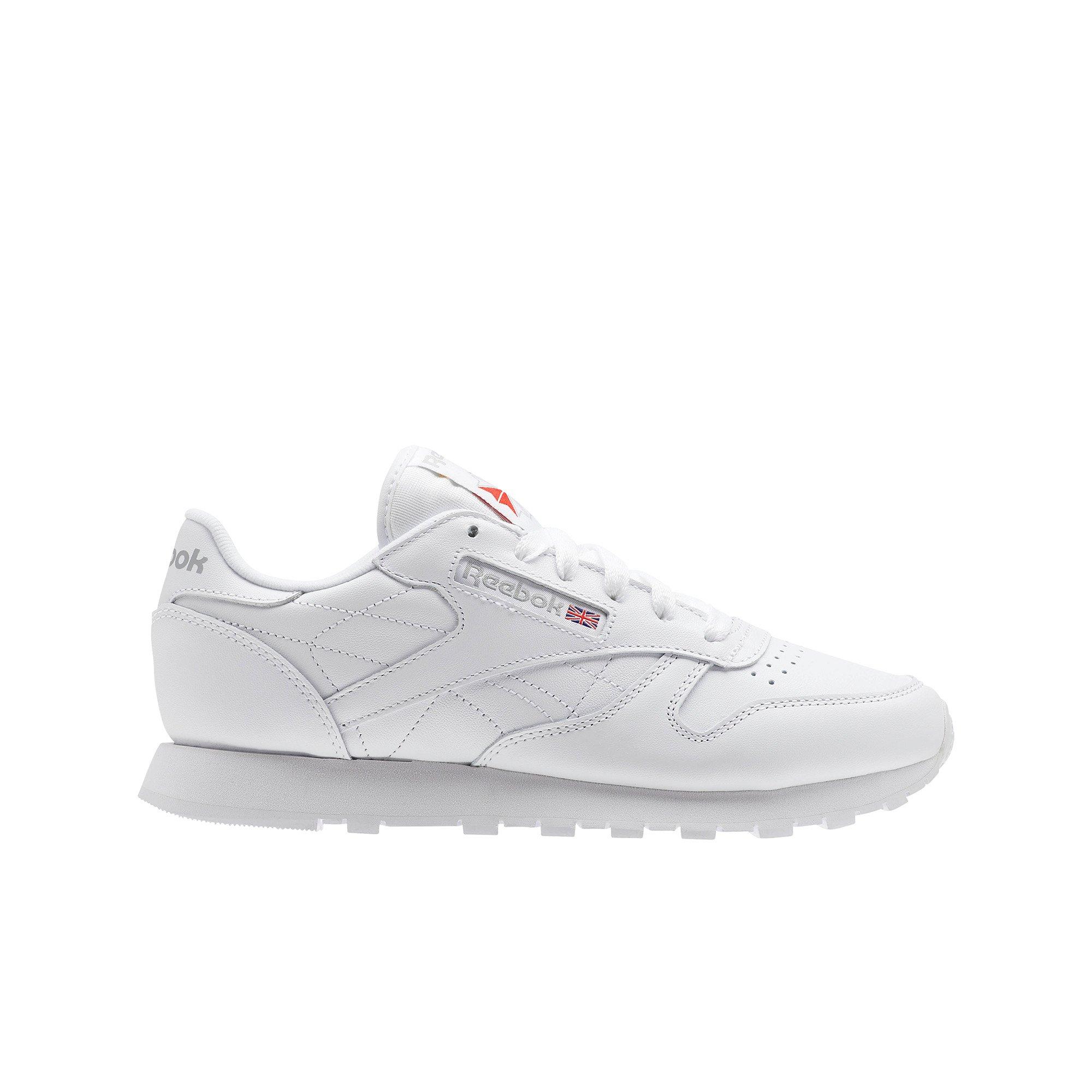 Reebok Classic Leather White Women's Shoe - Hibbett