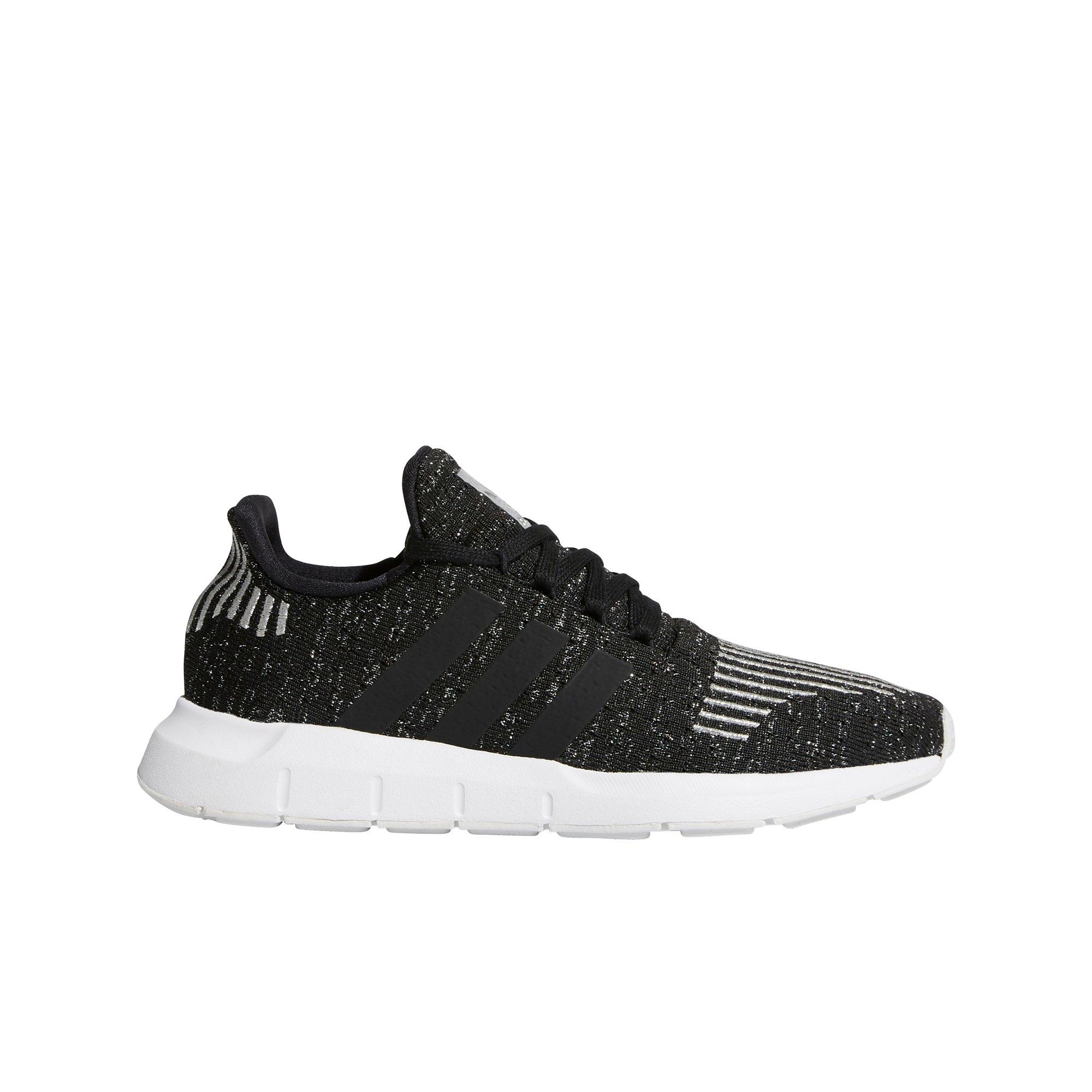 adidas swift run shoes black and white