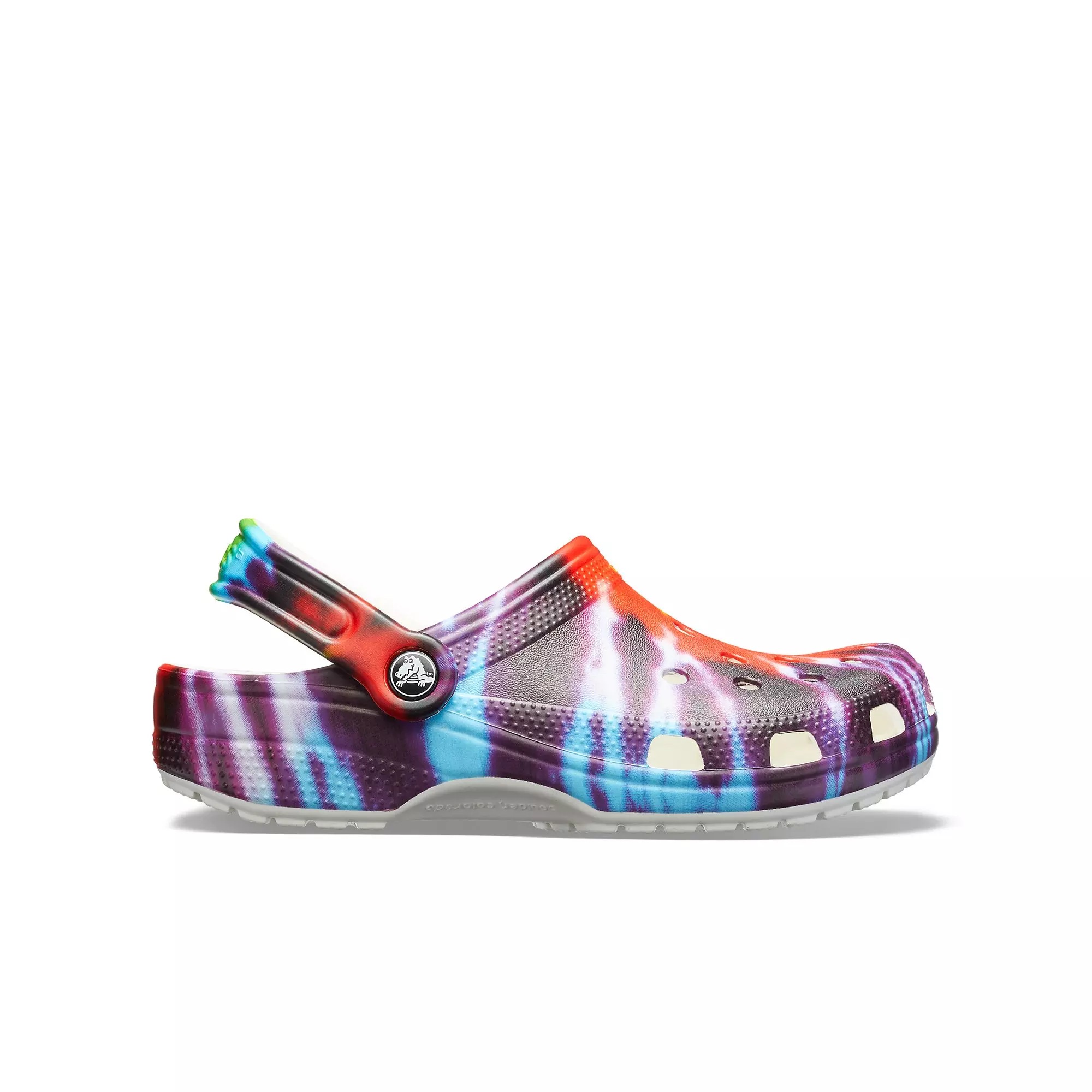 Crocs Classic Tie-Dye Graphic Clog Women's Shoe - MULTI-COLOR
