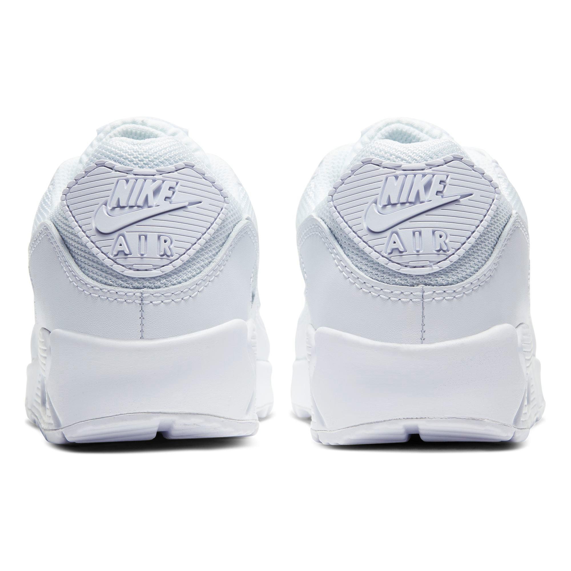 Nike Air Max 90 "White/Wolf Grey" Women's Shoe - WHITE/GREY Thumbnail View 5