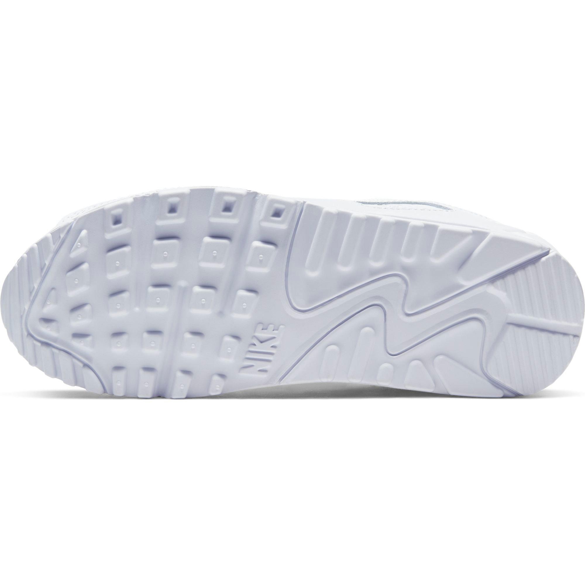 Nike Air Max 90 "White/Wolf Grey" Women's Shoe - WHITE/GREY Thumbnail View 6