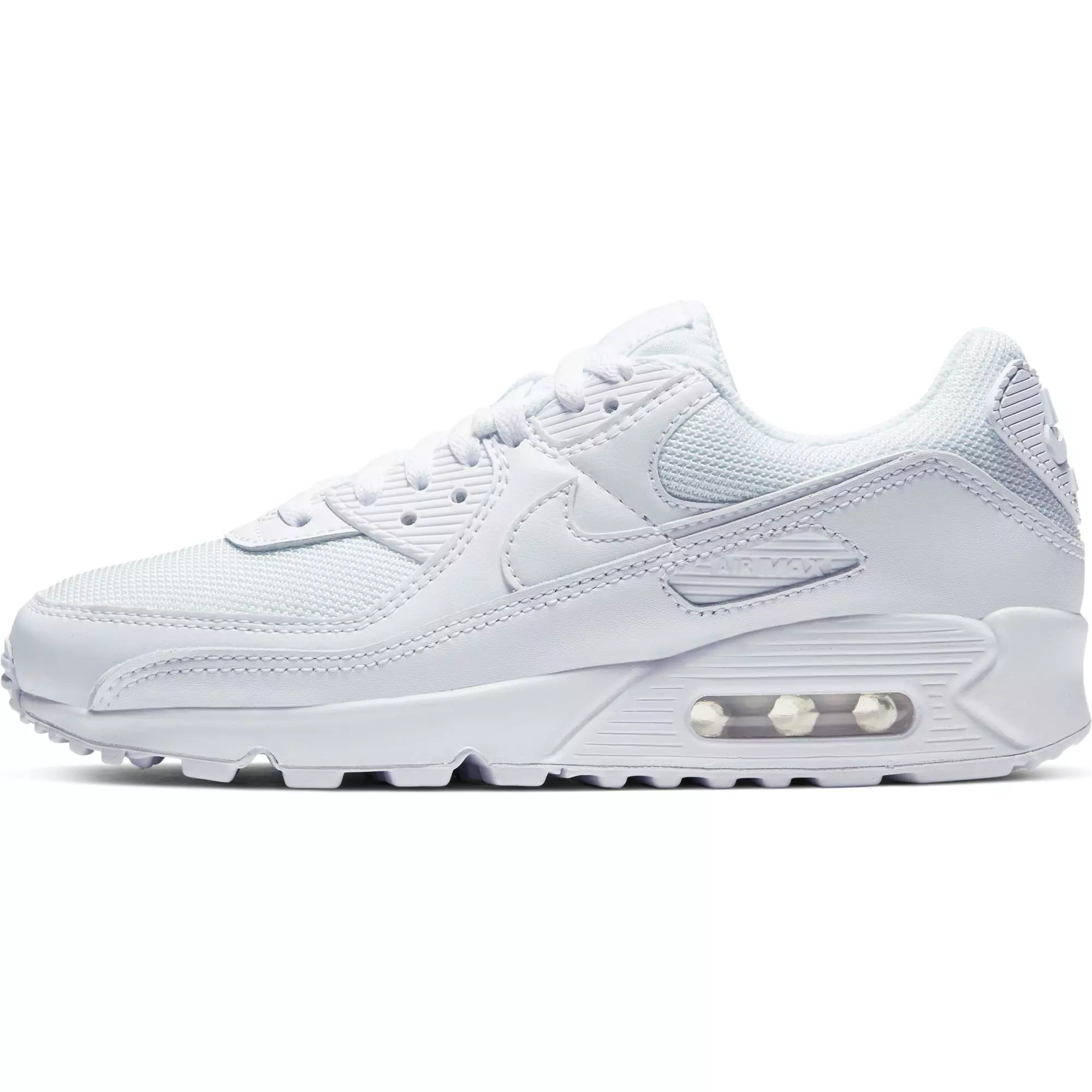 Nike Air Max 90 "White/Wolf Grey" Women's Shoe - WHITE