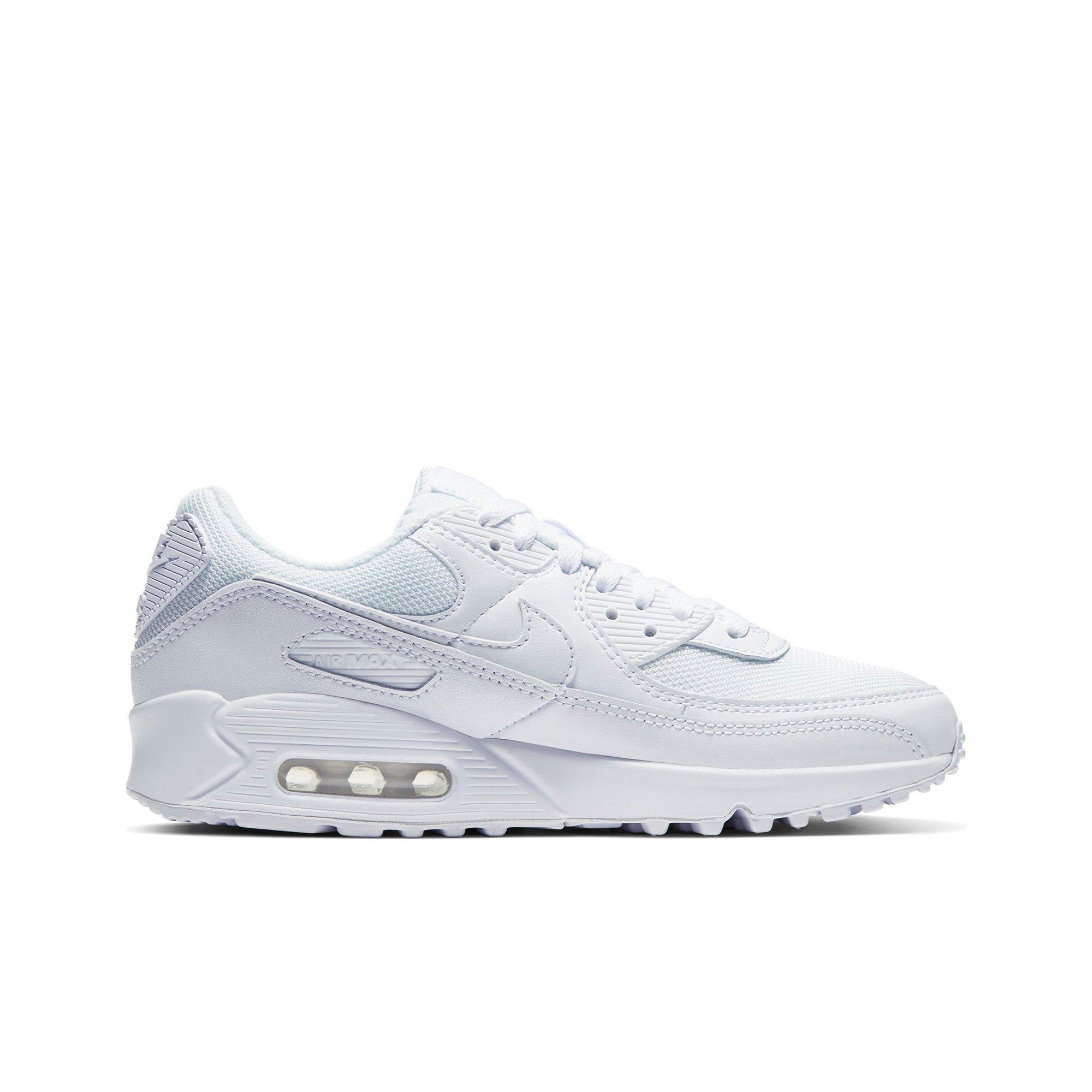 Nike Air Max 90 "White/Wolf Grey" Women's Shoe - WHITE/GREY Thumbnail View 2