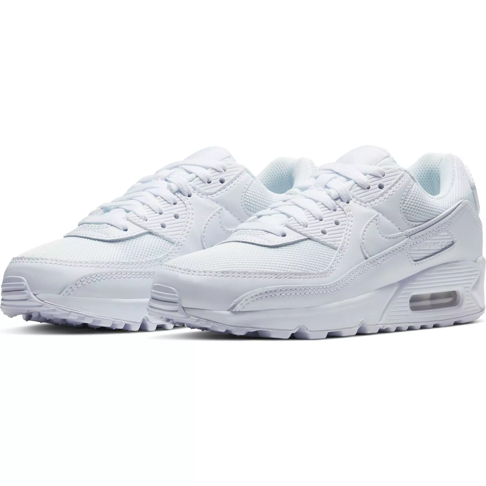 Nike Air Max 90 "White/Wolf Grey" Women's Shoe - WHITE