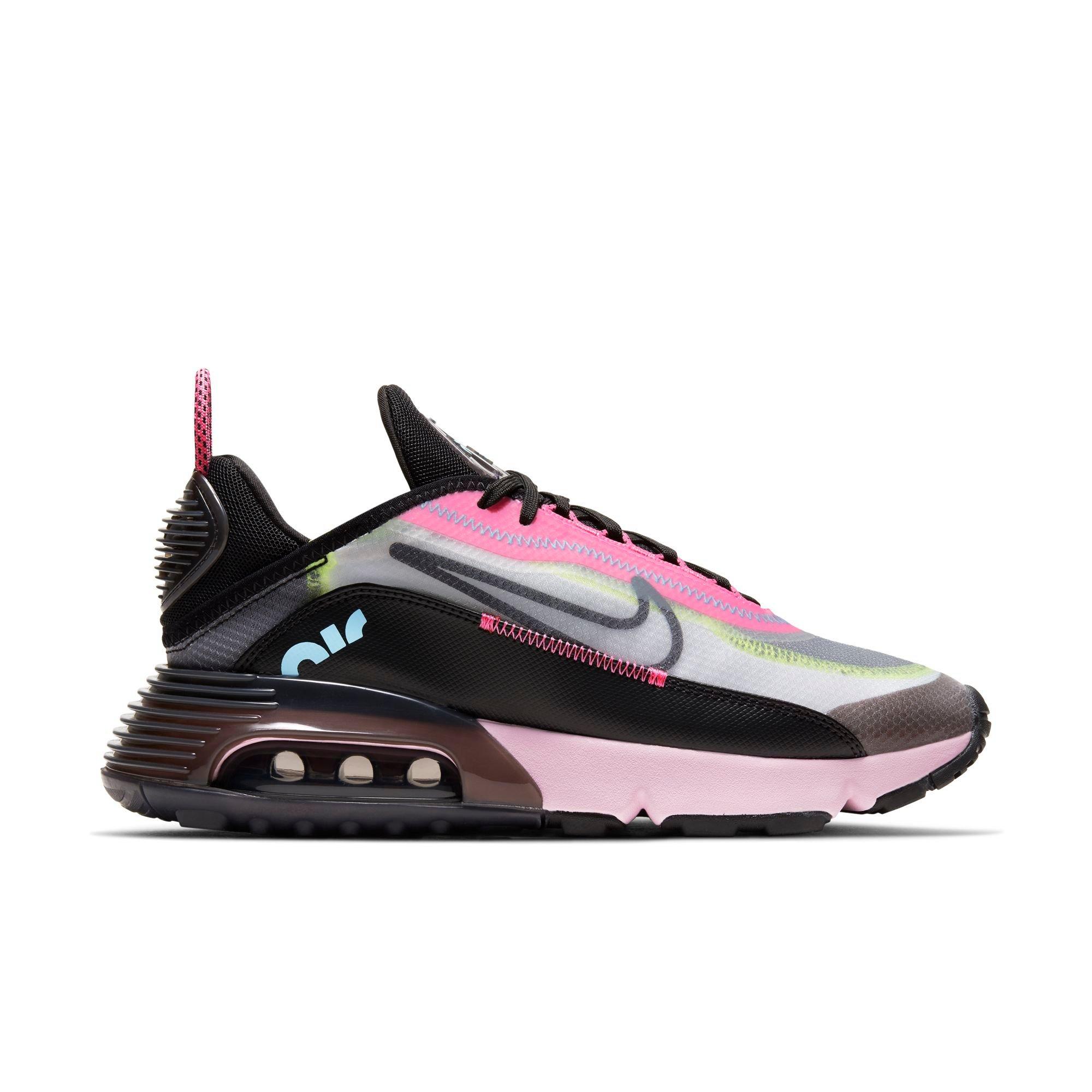 nike air pink black and white
