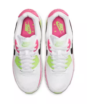 speler domesticeren hoekpunt Nike Air Max 90 "White/Black/Pink Blast/Ghost Green" Women's Shoe