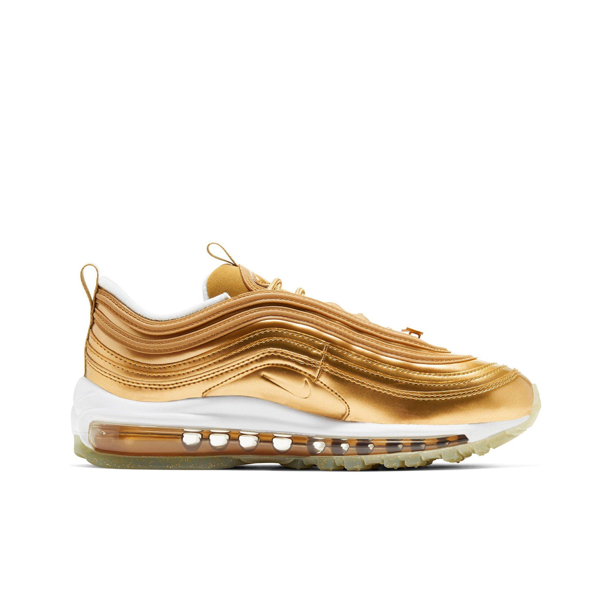 nike 97 white and gold