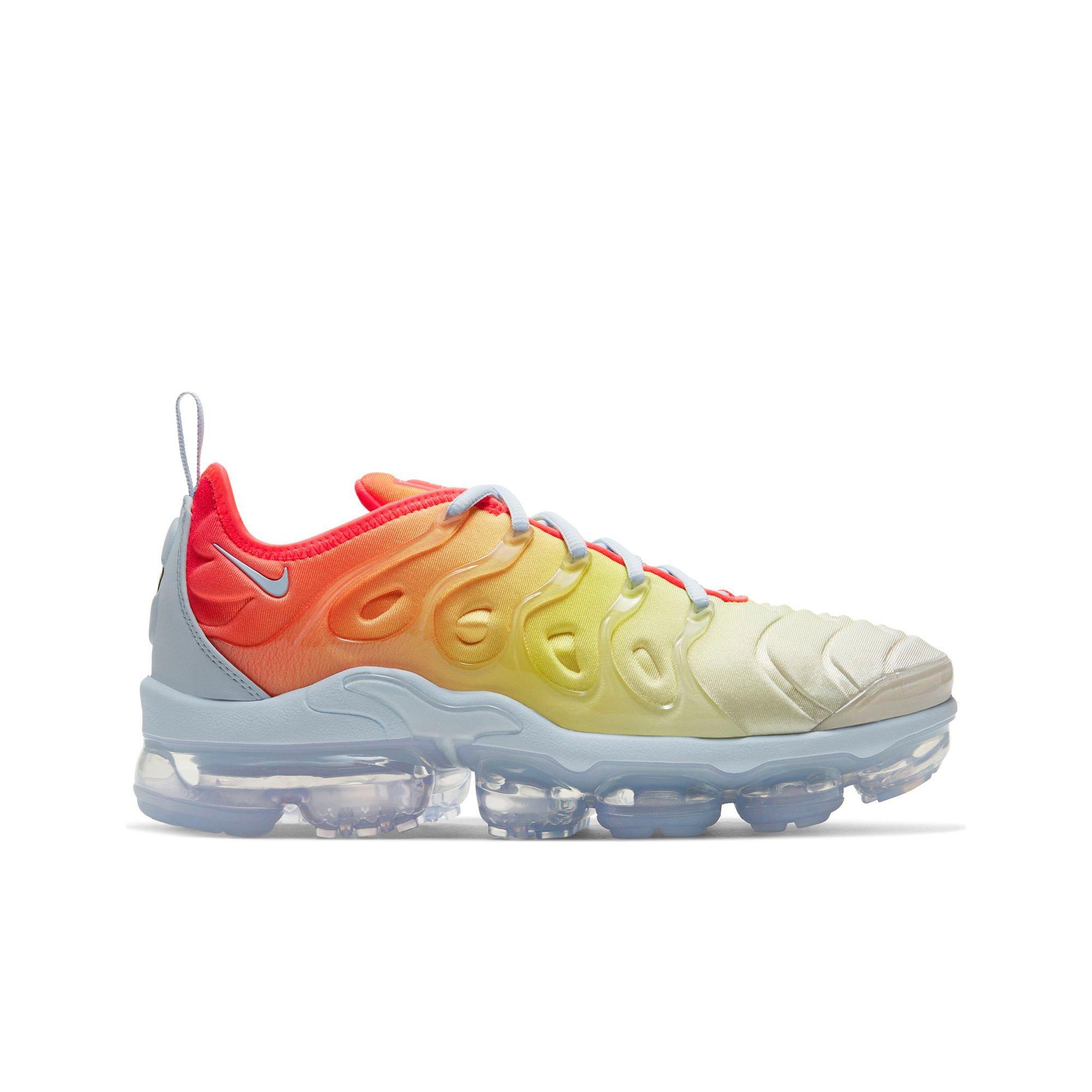 vapormax plus pink and yellow