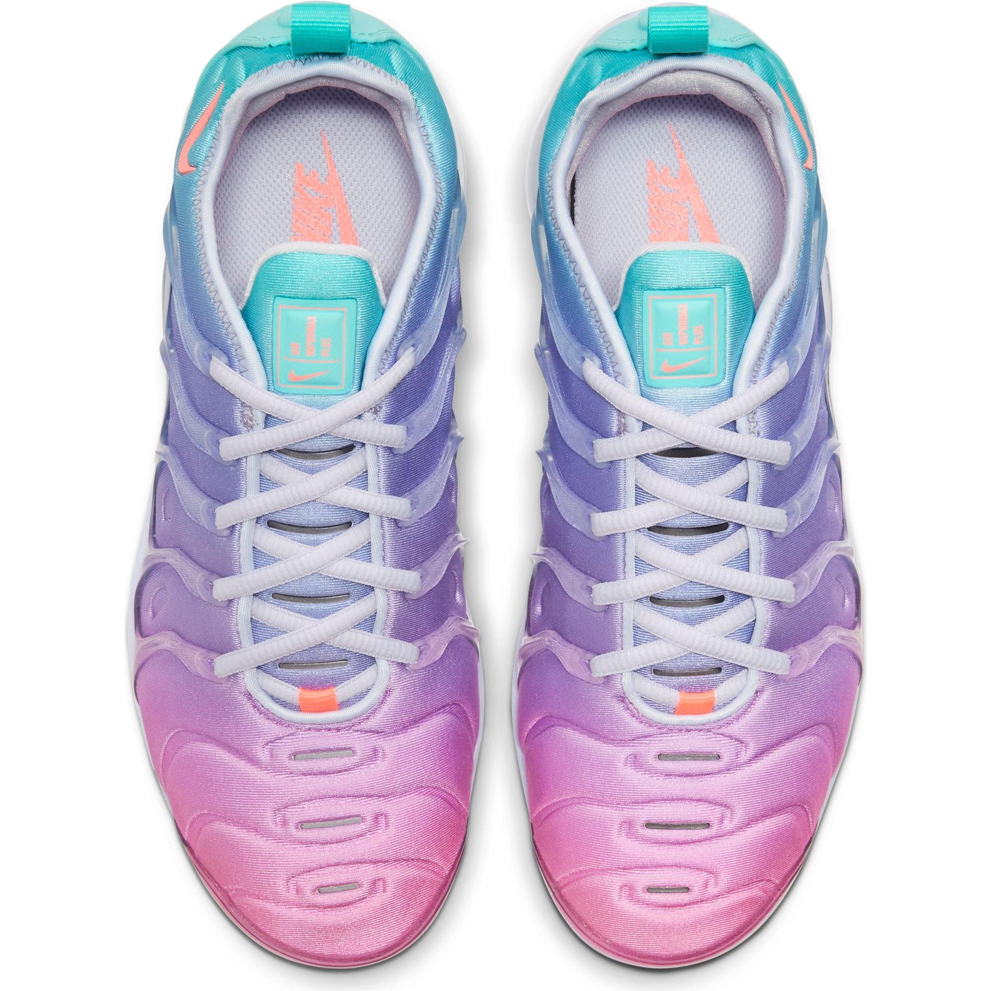 vapormax plus pink and yellow