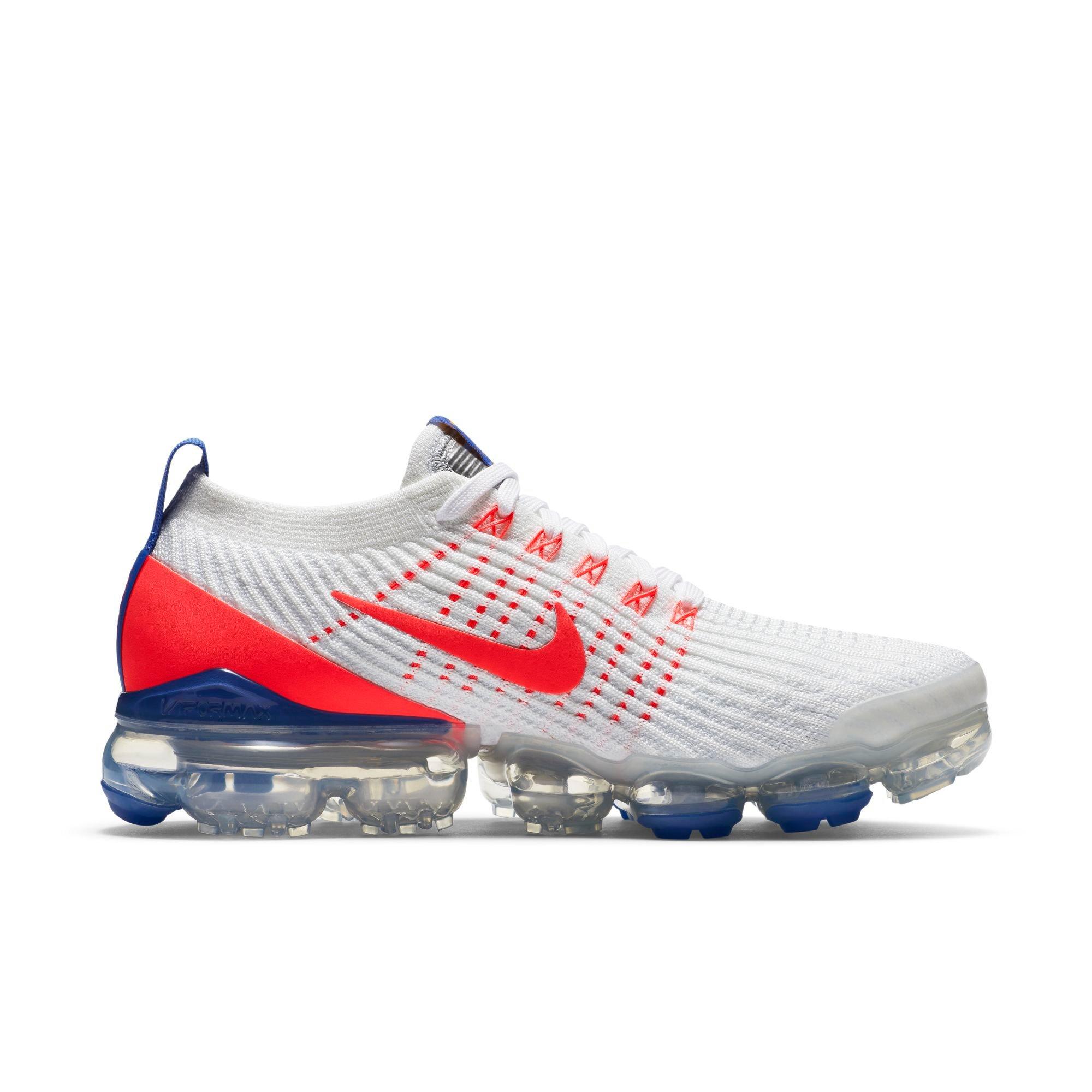 Vapormax flyknit red outlet and white