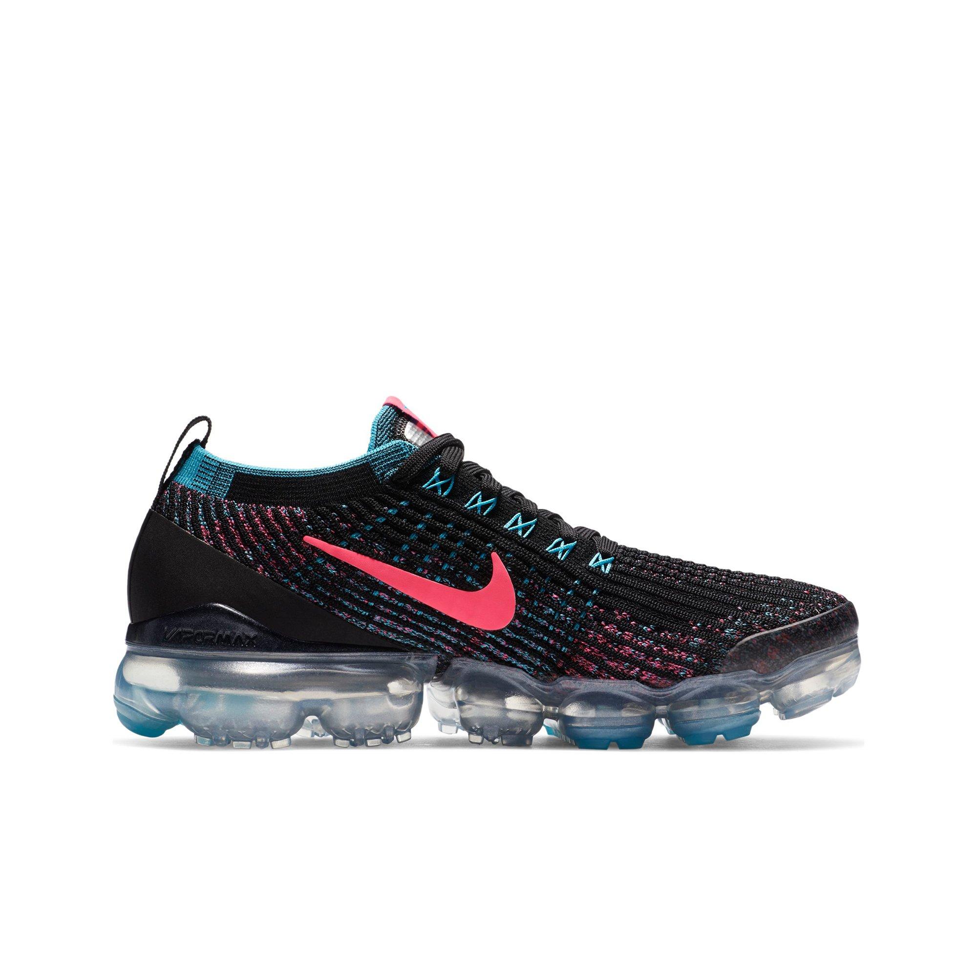 pink blue and black vapormax