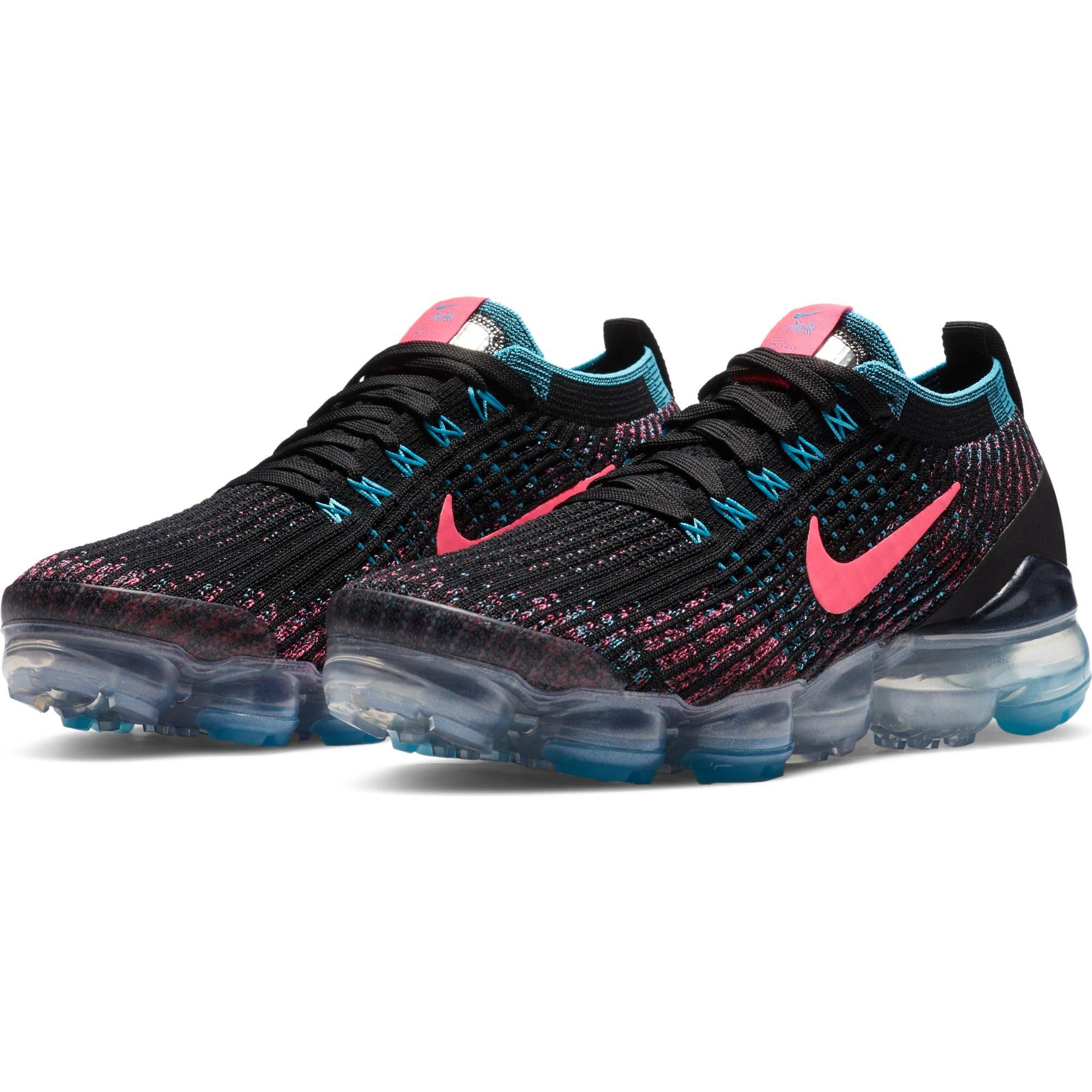 vapormax flyknit black pink