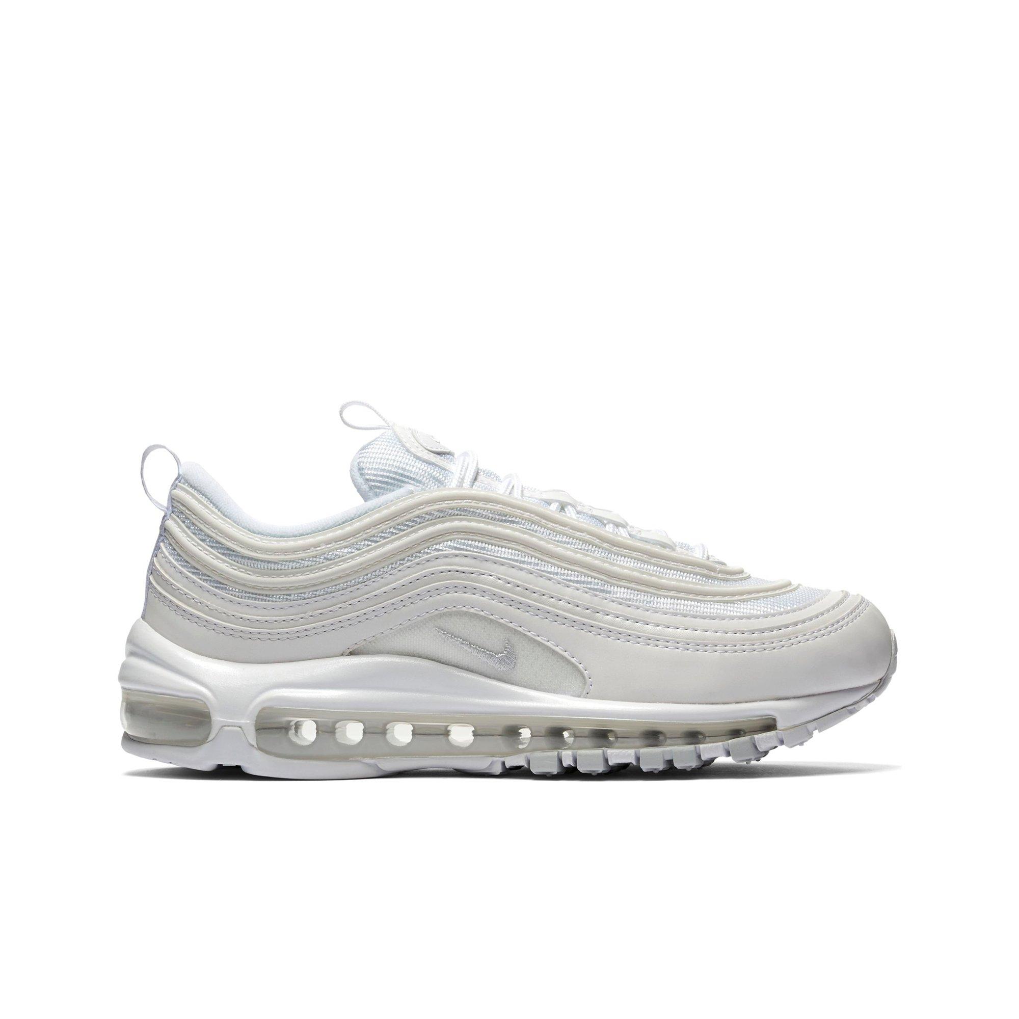 white pure platinum air max 97