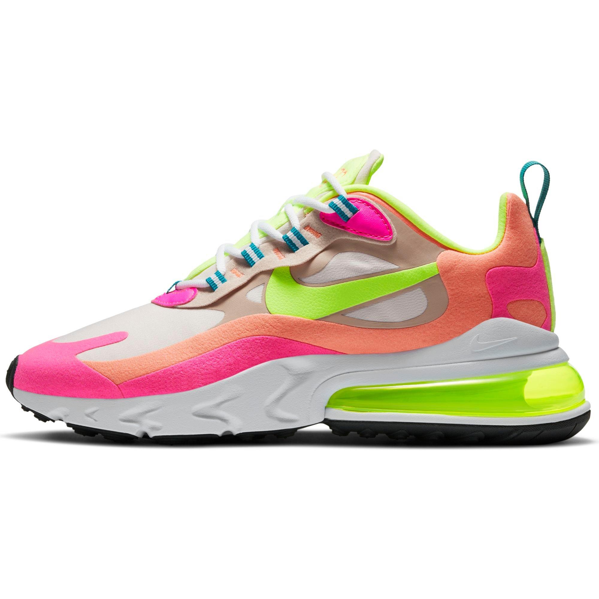 Nike Air Max 270 React Pink Volt Women S Shoe Hibbett City Gear