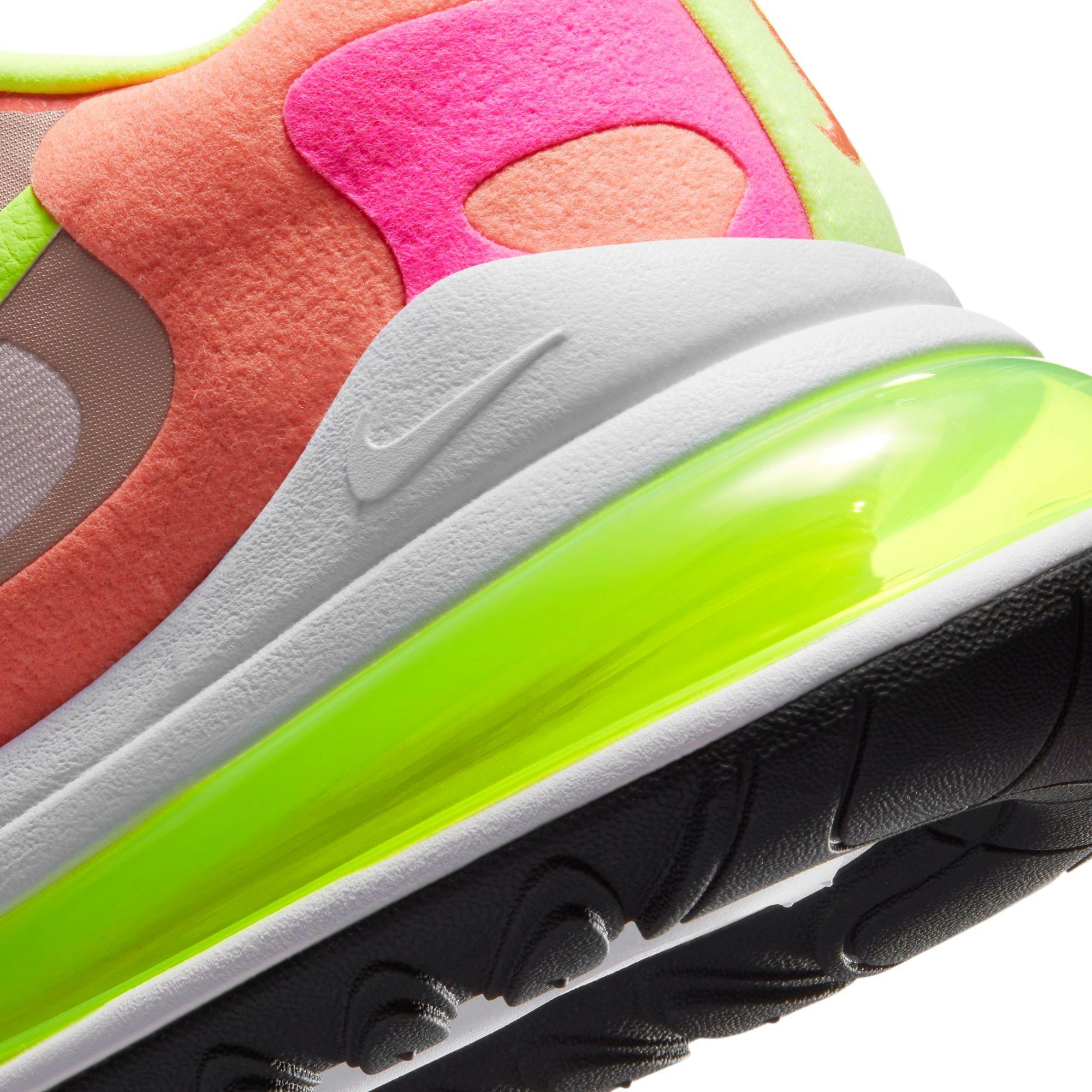 Nike Air Max 270 React Pink Volt Women S Shoe Hibbett City Gear