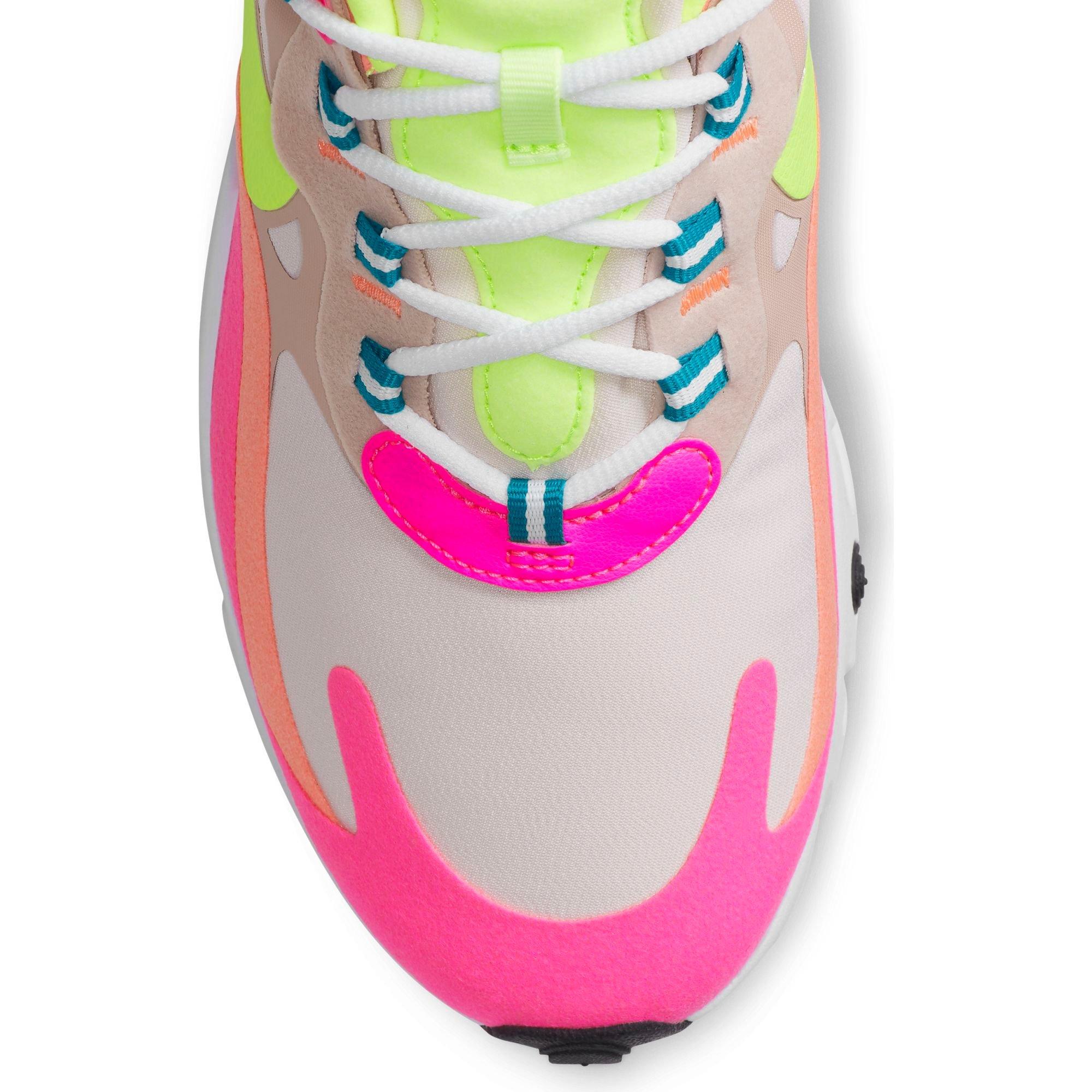 Nike Air Max 270 React Pink Volt Women S Shoe Hibbett City Gear