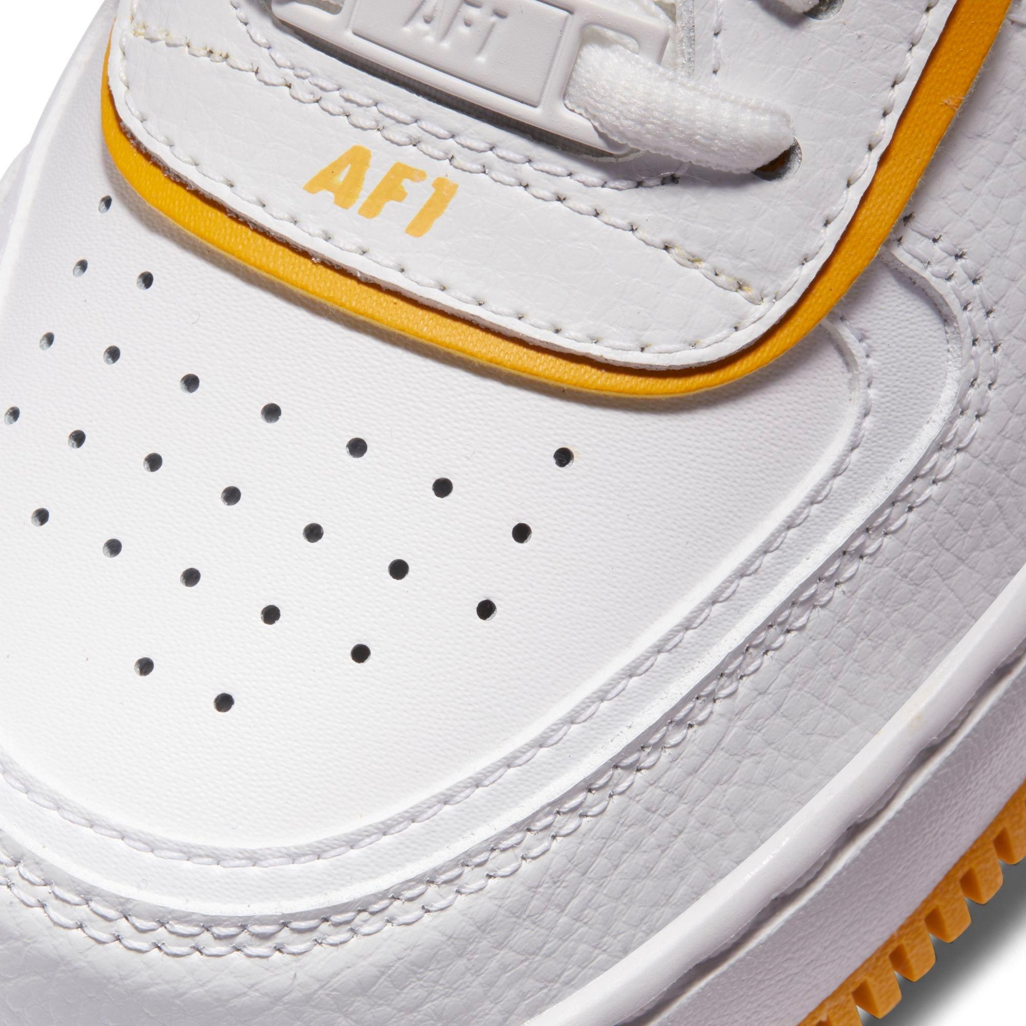 red white blue and yellow air force ones