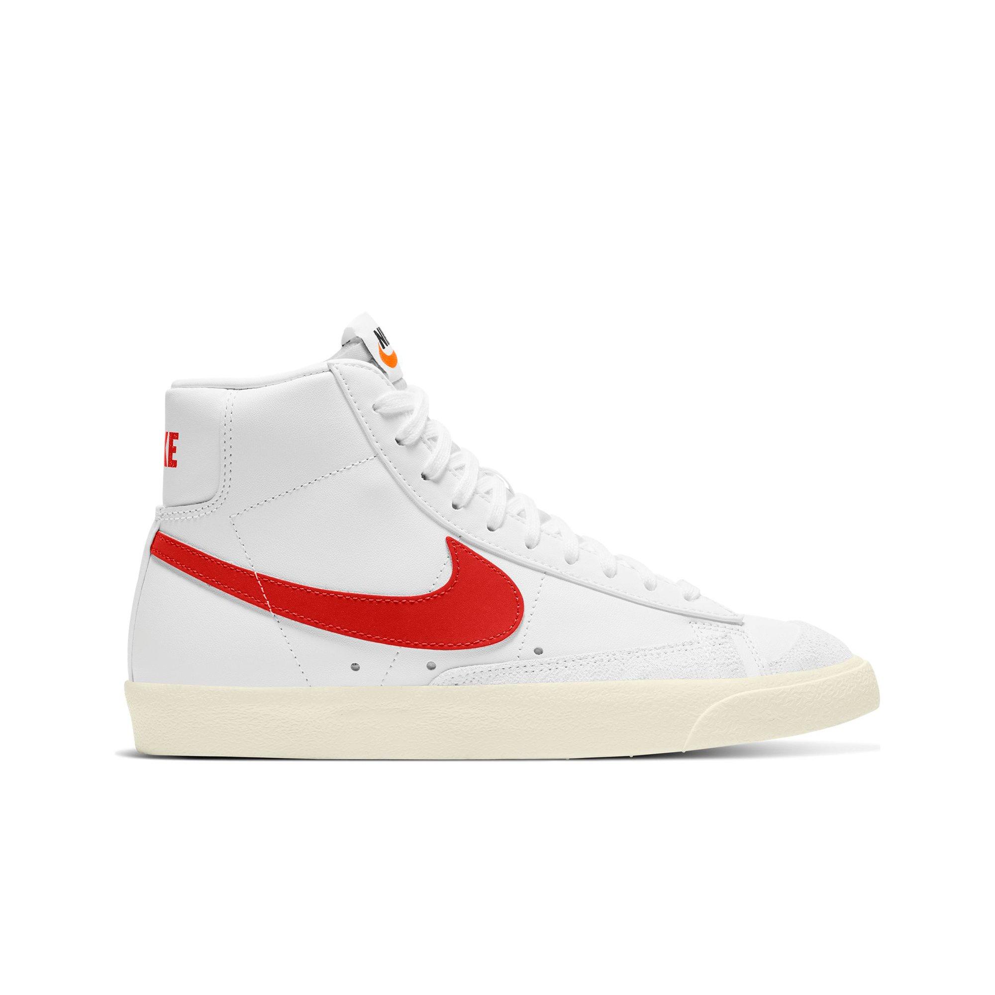 nike high top red swoosh