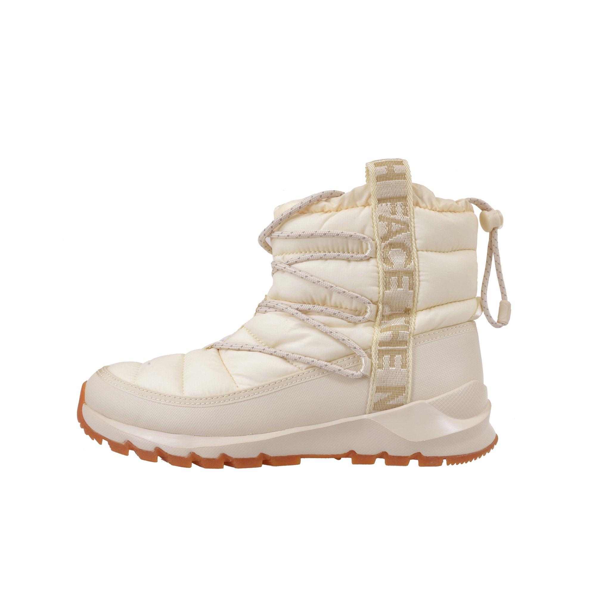 The North Face Thermoball Lace Up Cream Women S Boot Hibbett City Gear