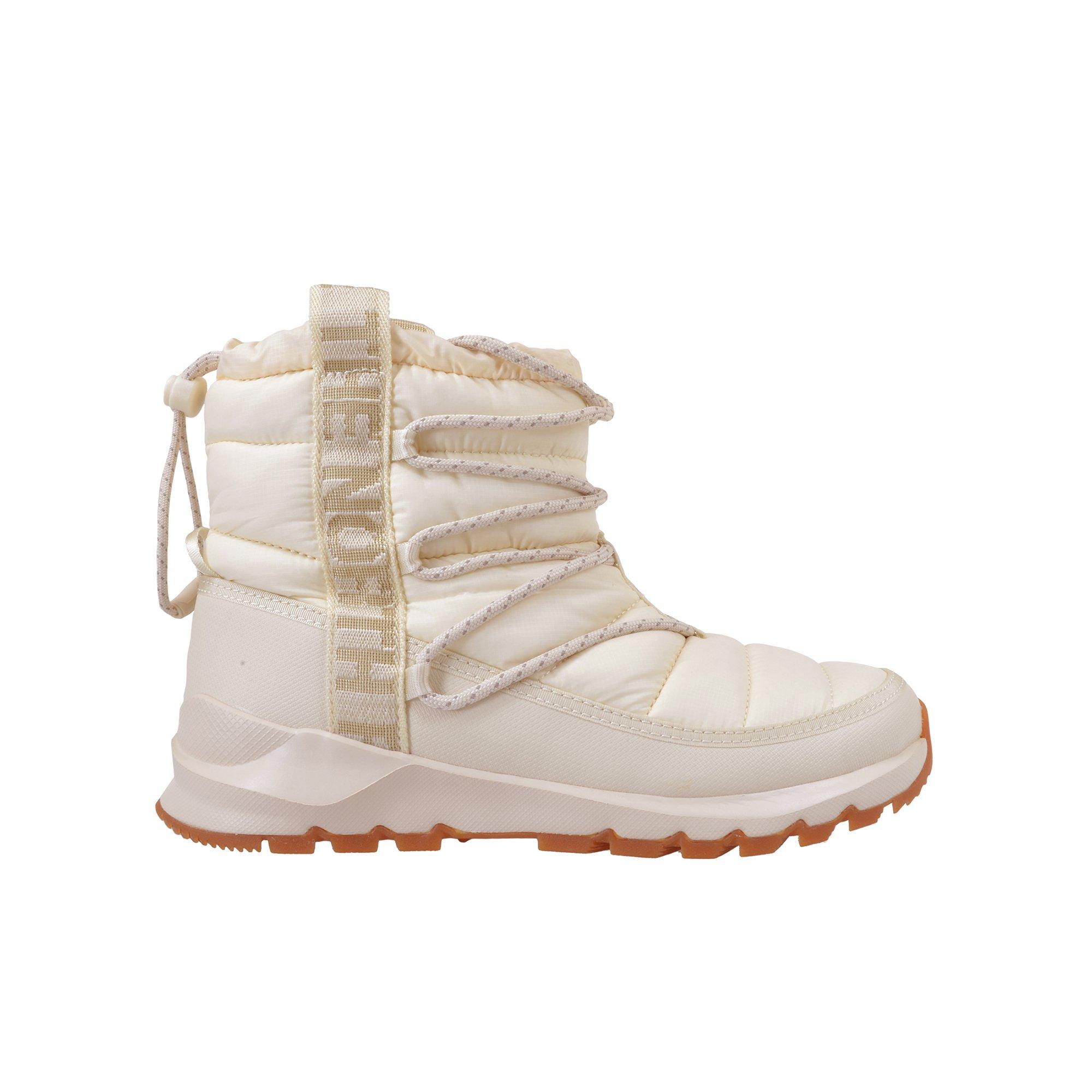 The North Face Thermoball Lace Up Cream Women S Boot Hibbett City Gear