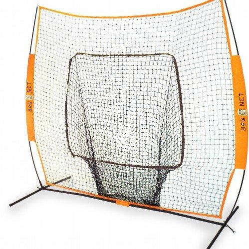 pitching machine and net