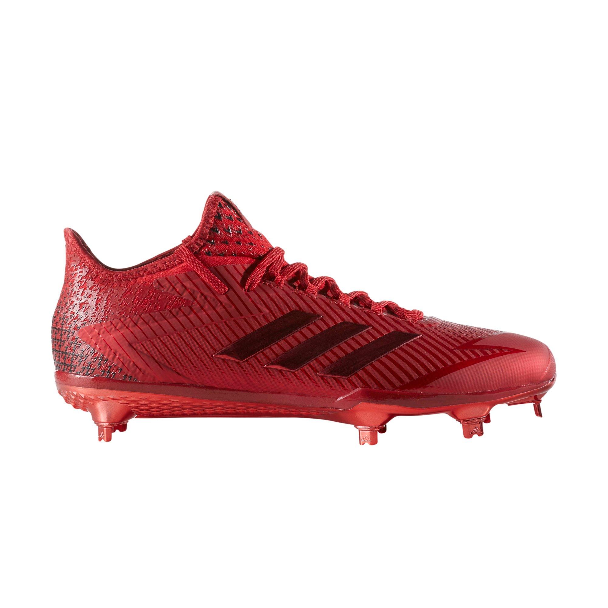 adidas baseball cleats red