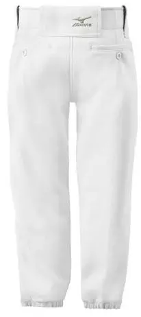 Mizuno Girls' Select Belted Softball Pant - WHITE