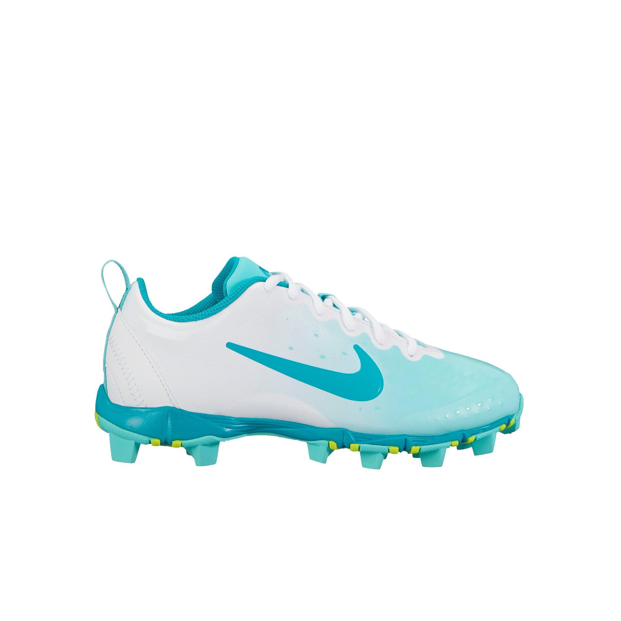 teal softball cleats