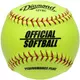 Diamond Official Fastpitch 18 Softballs with Bucket - YELLOW Thumbnail View 4