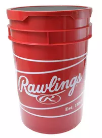 Rawlings Ball Bucket - RED
