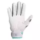 Mizuno Women's Finch Batting Gloves - WHITE/GREY/MINT Thumbnail View 2
