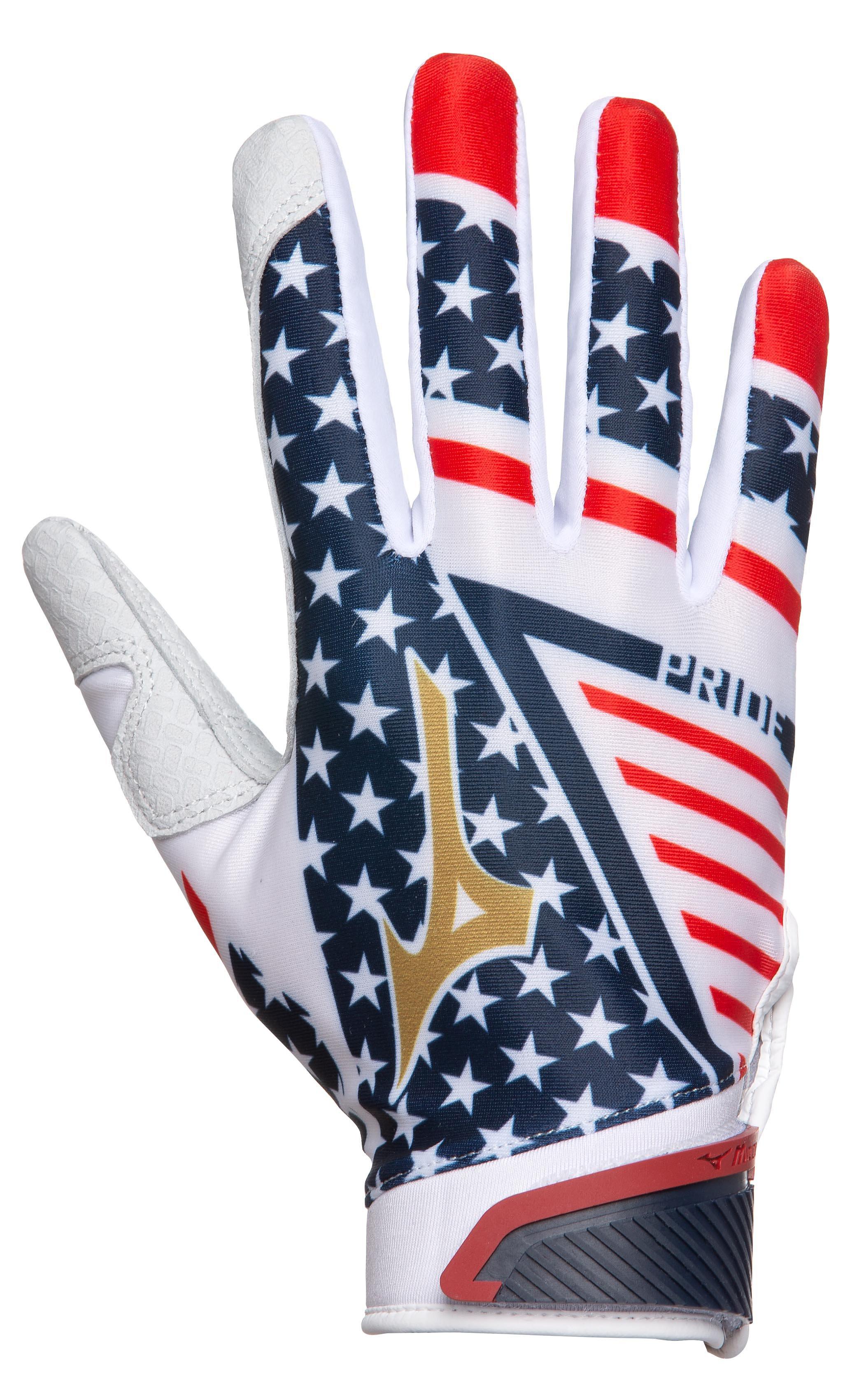 Mizuno youth shop techfire batting gloves