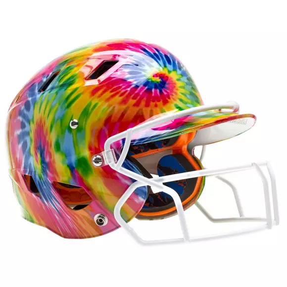 NEW! Orange Schutt Youth AlR 5.6 Air 4.2 Junior Batting Helmet w Faceguard 