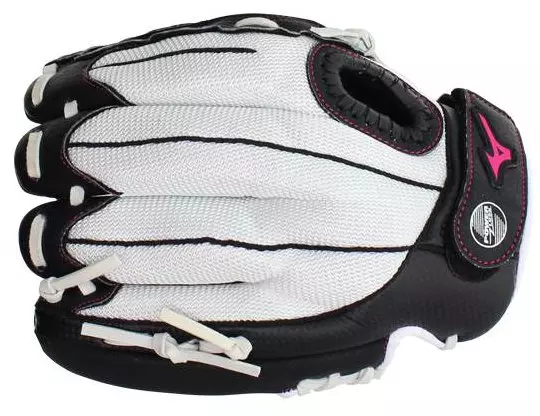 Mizuno Prospect Finch Series 11" Softball Fielders Glove - WHITE/BLACK/PINK